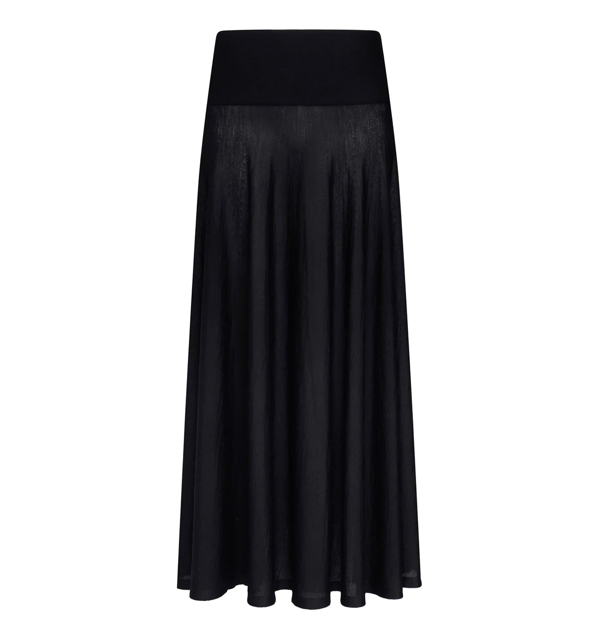 Merino Wool Maxi Skirt