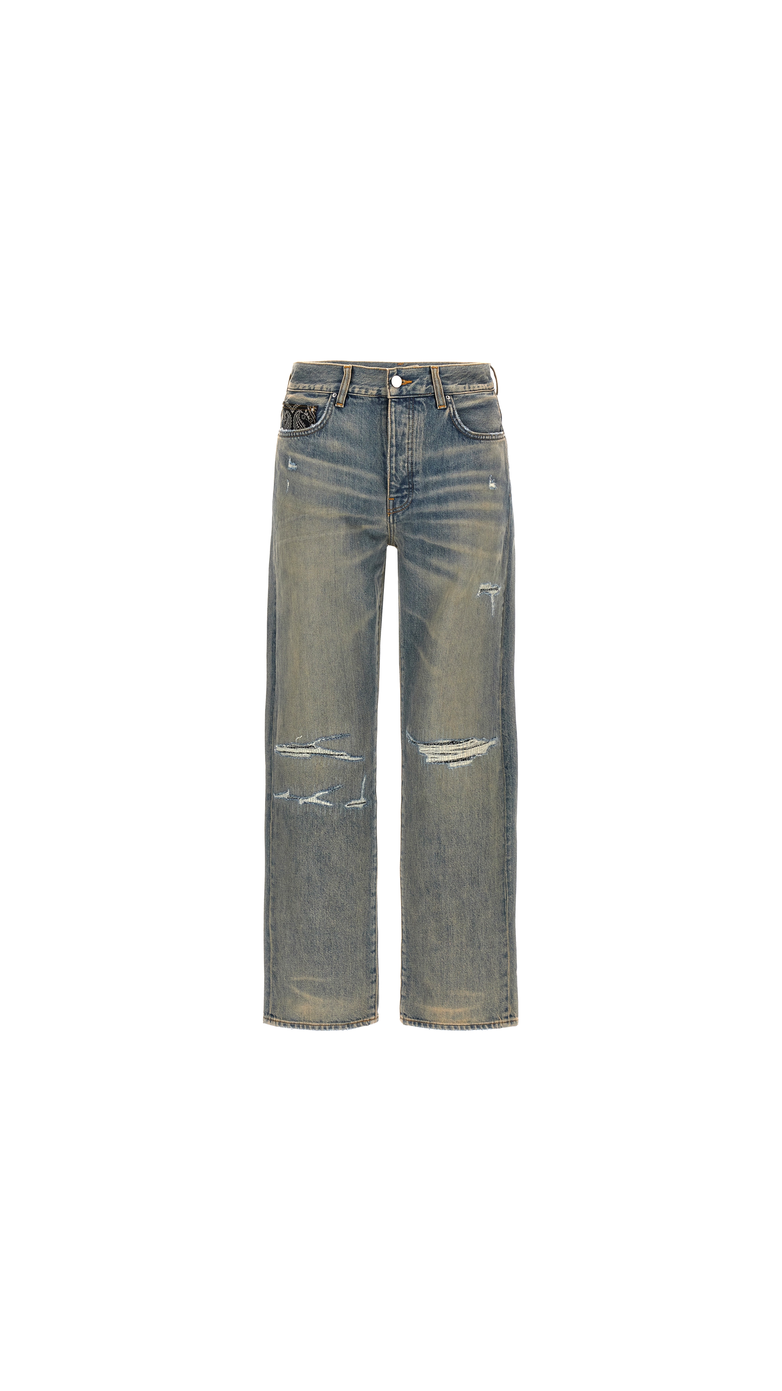 Bandana Straight Jeans - Antique Indigo