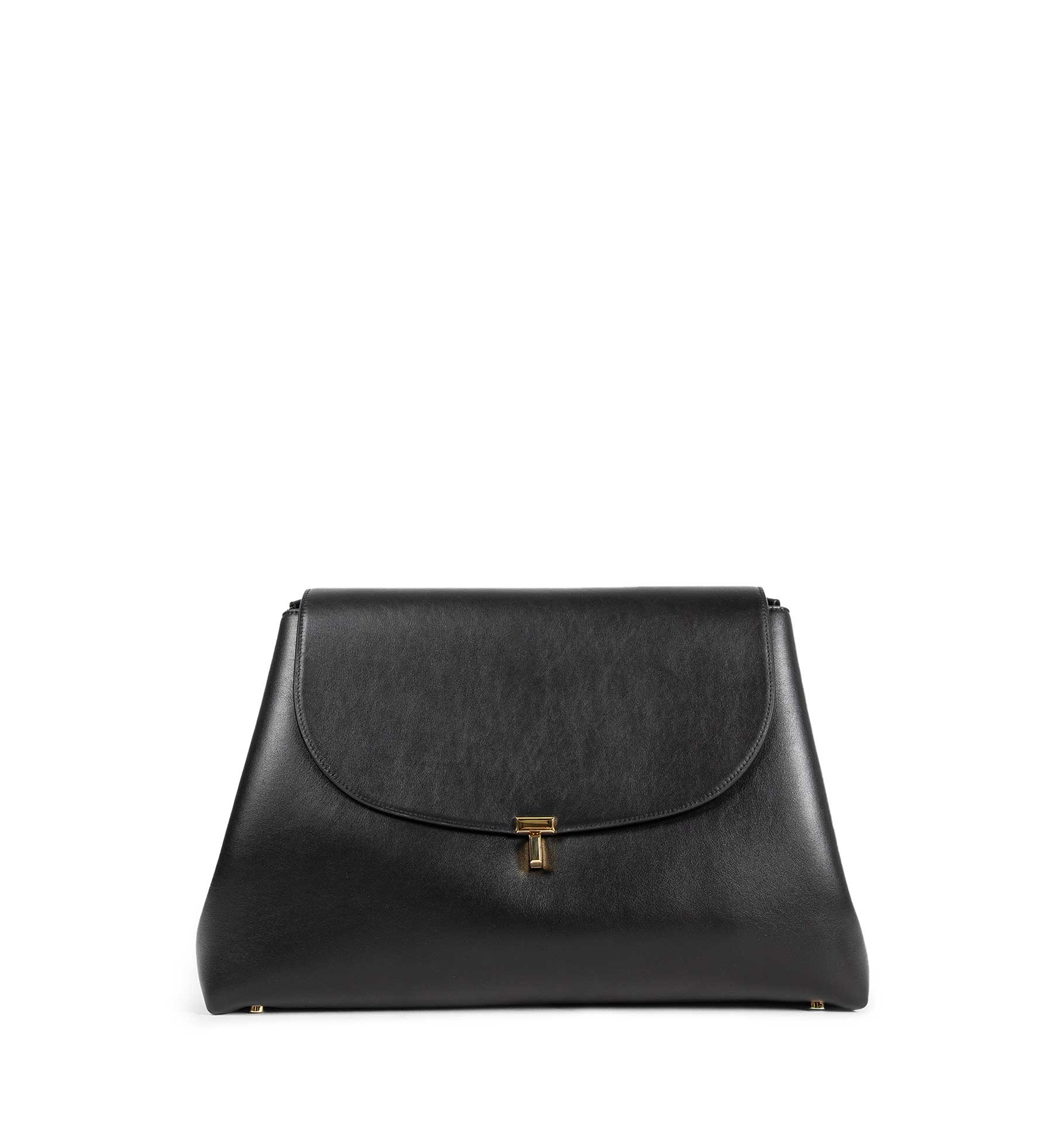 T-Lock Leather Shoulder Bag