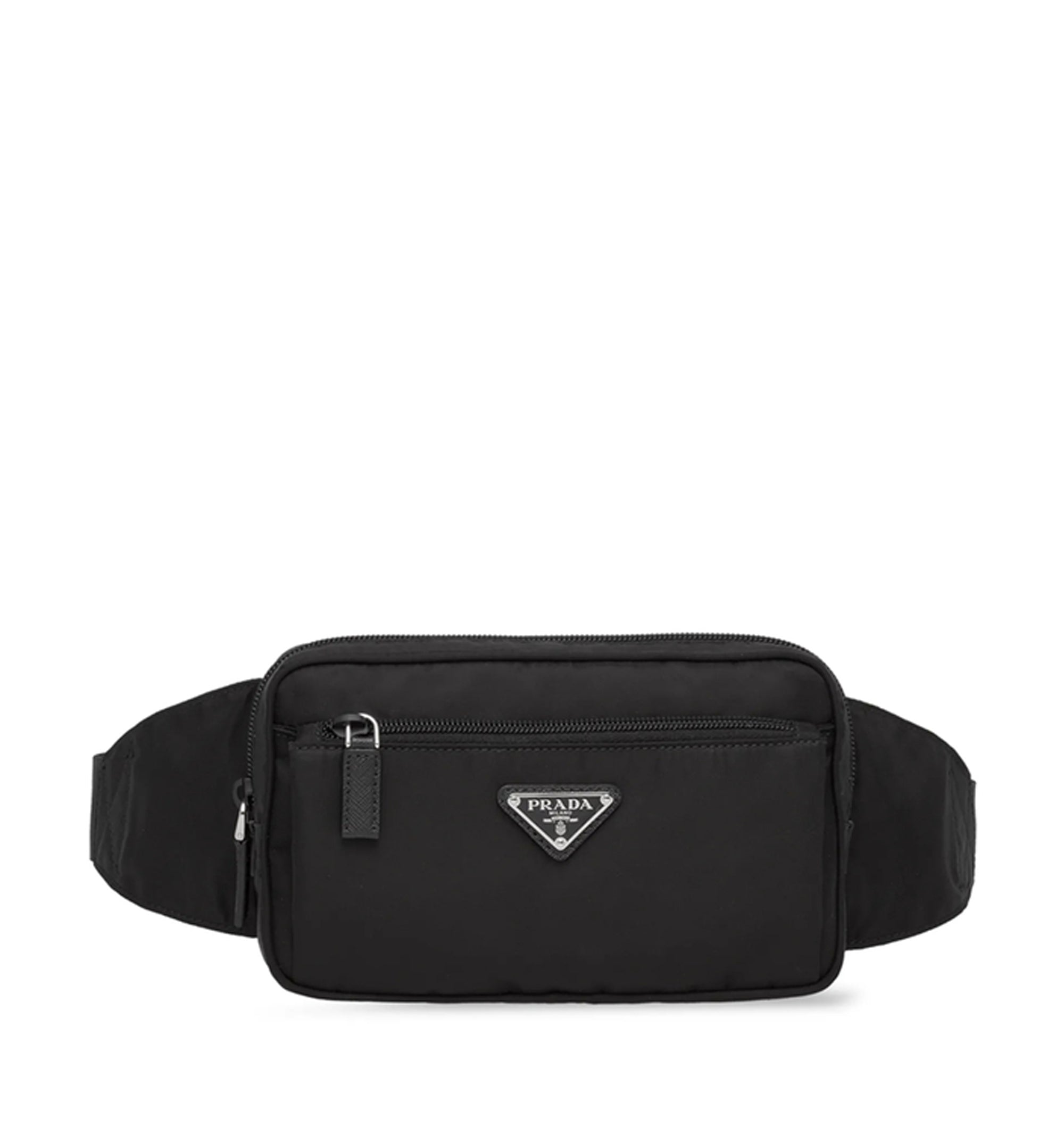 Re-Nylon and Saffiano leather belt bag