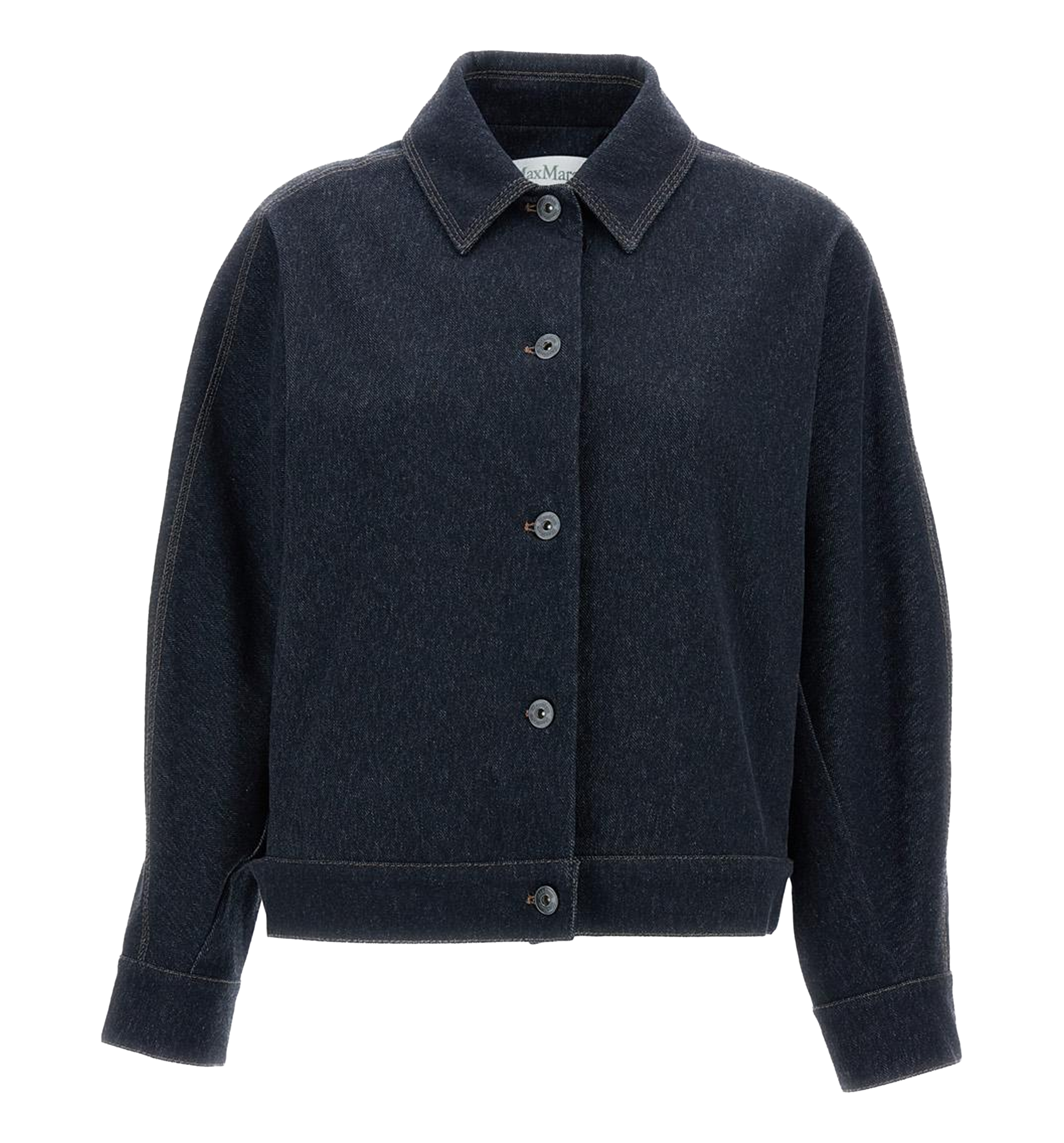 Jacket In Jersey-Effect Denim