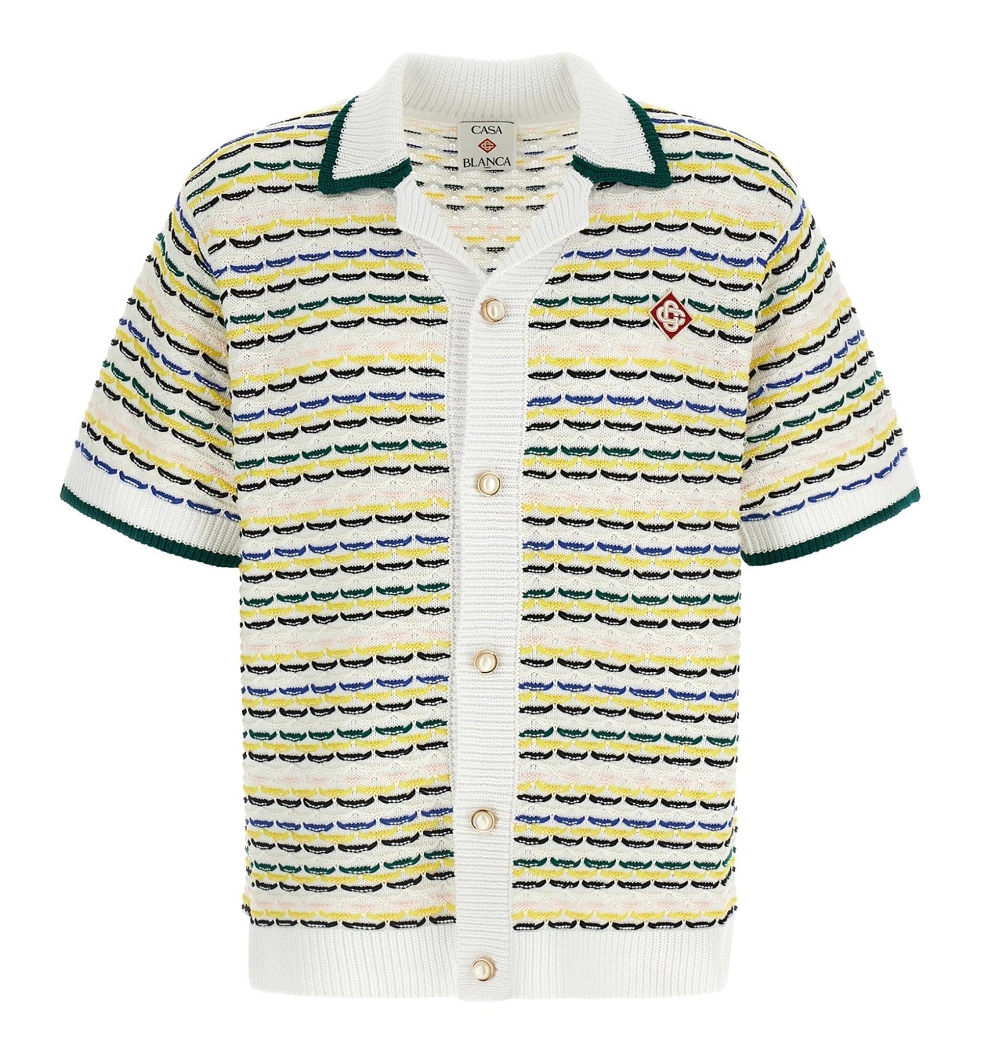 Tuck Stitch Short Sleeve Shirt