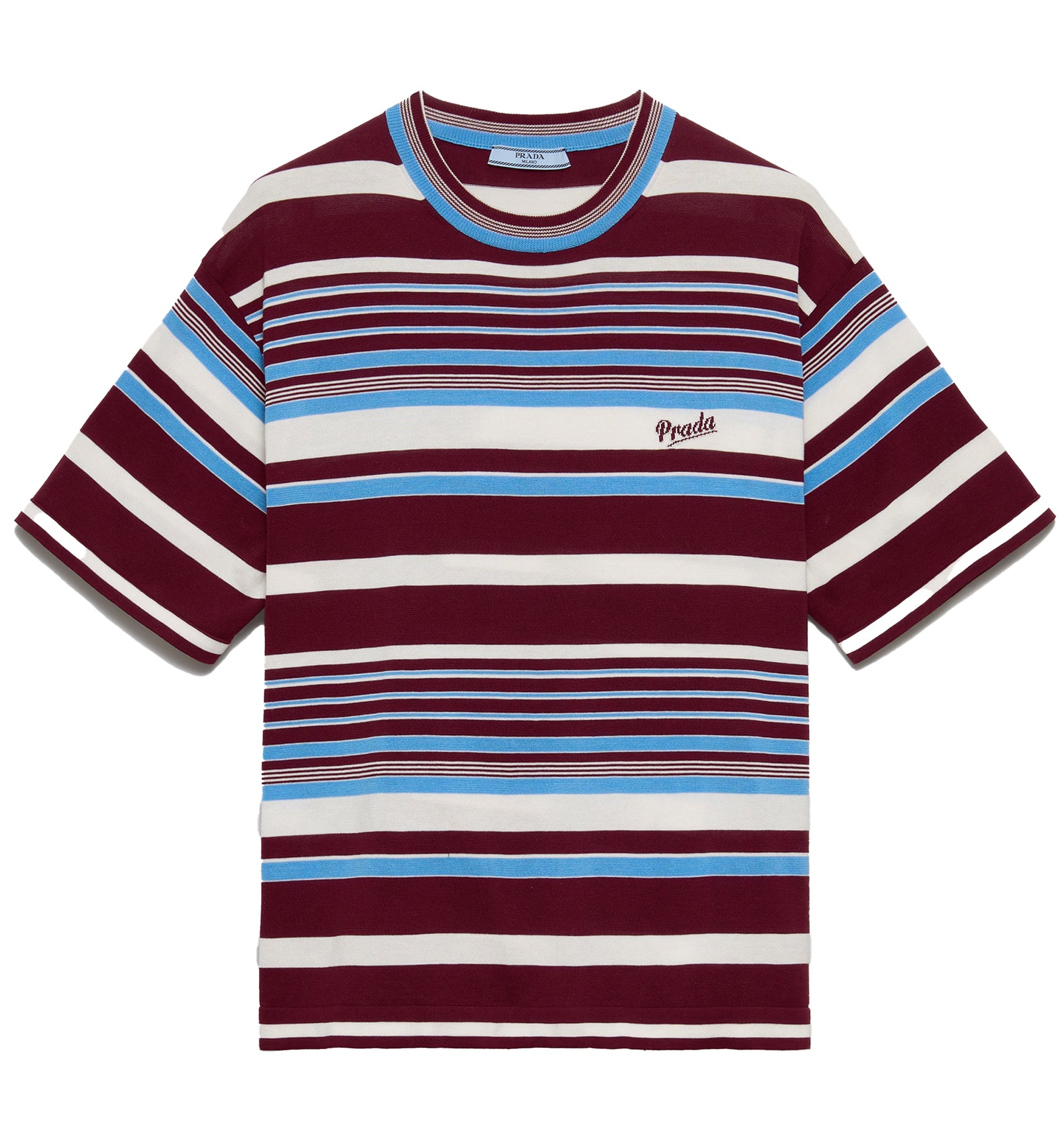 Striped Cotton Crew-Neck Sweater