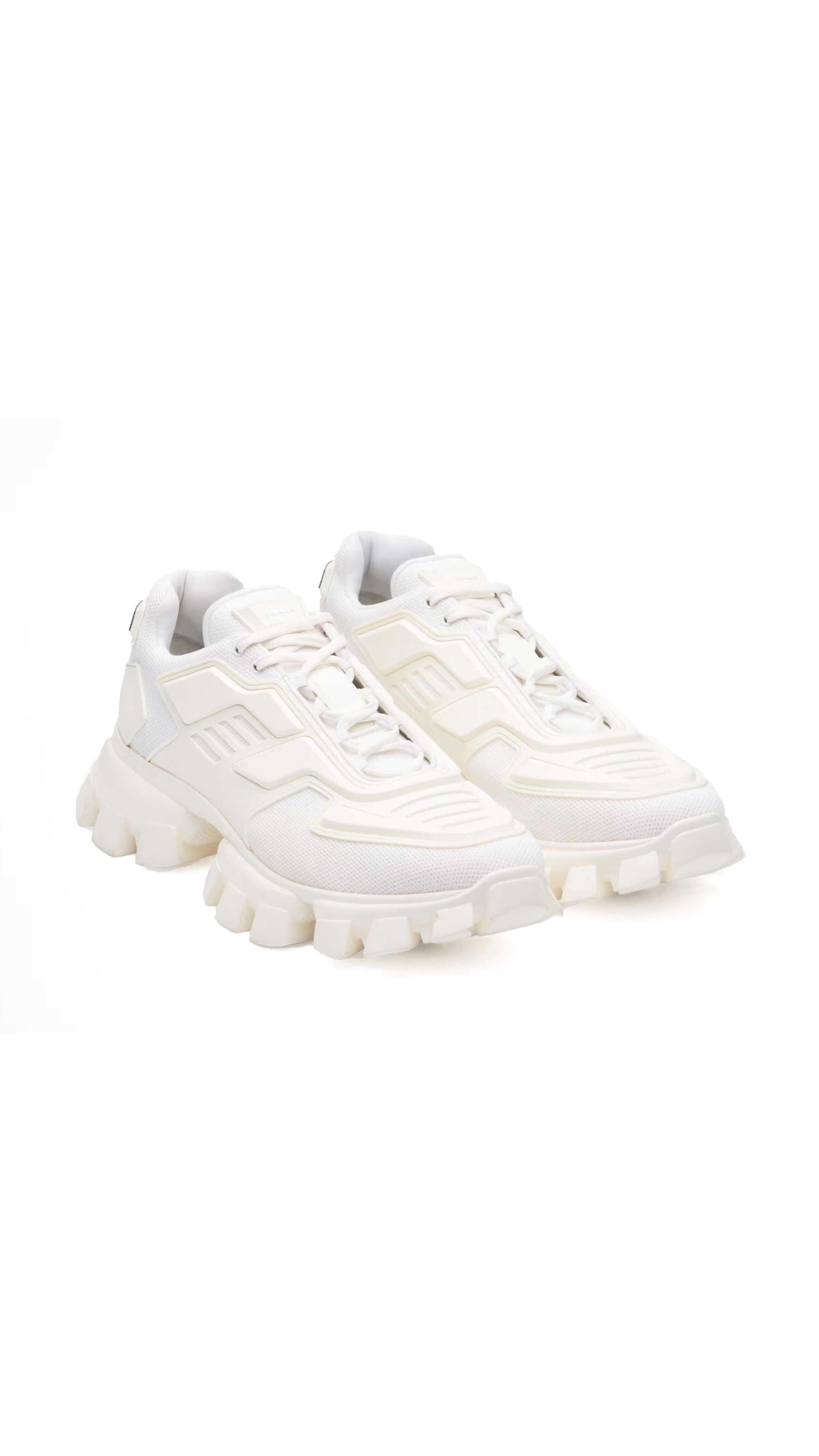 Cloudburst Thunder Technical Fabric Sneakers - White