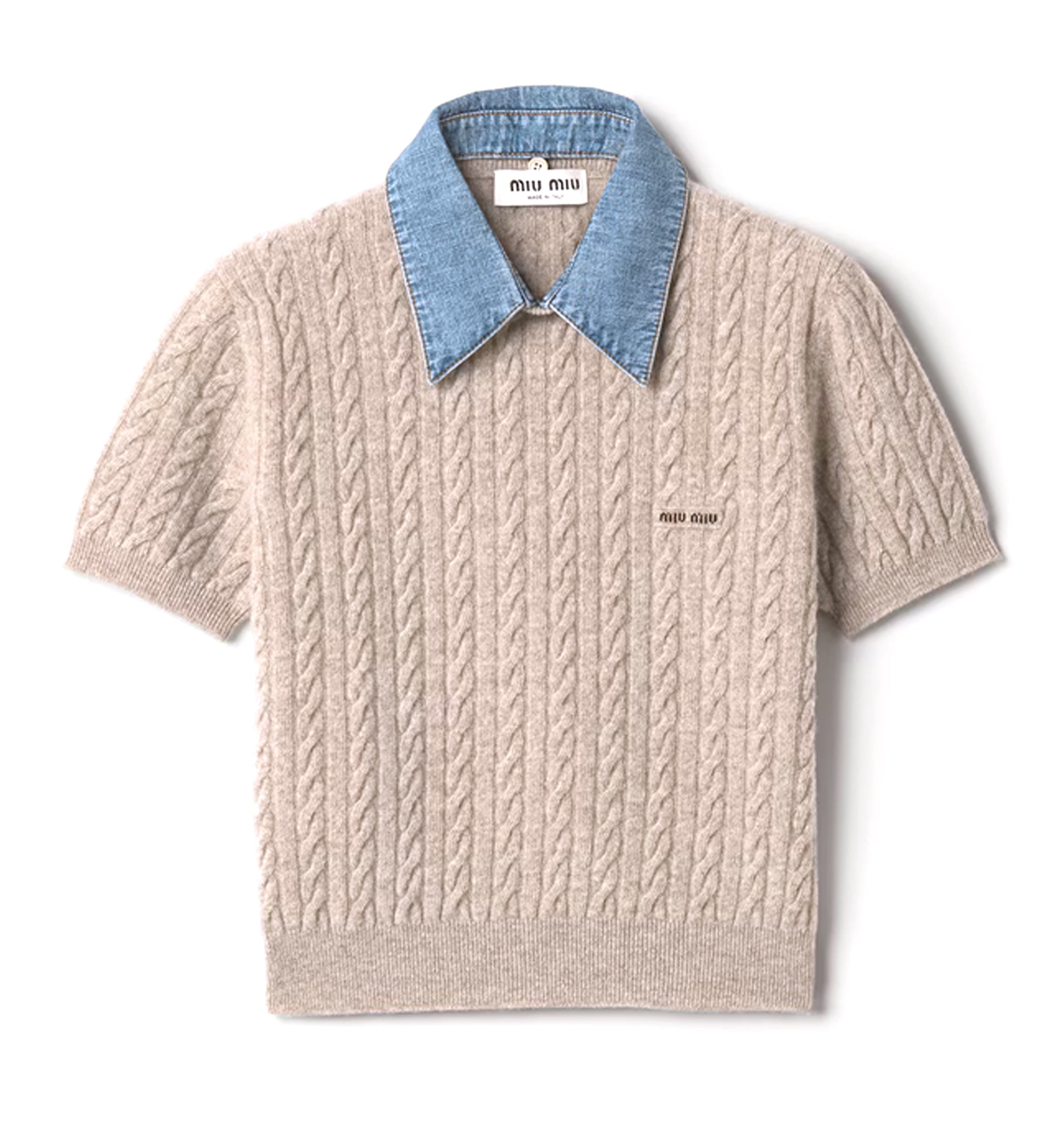 Wool and cashmere knit sweater