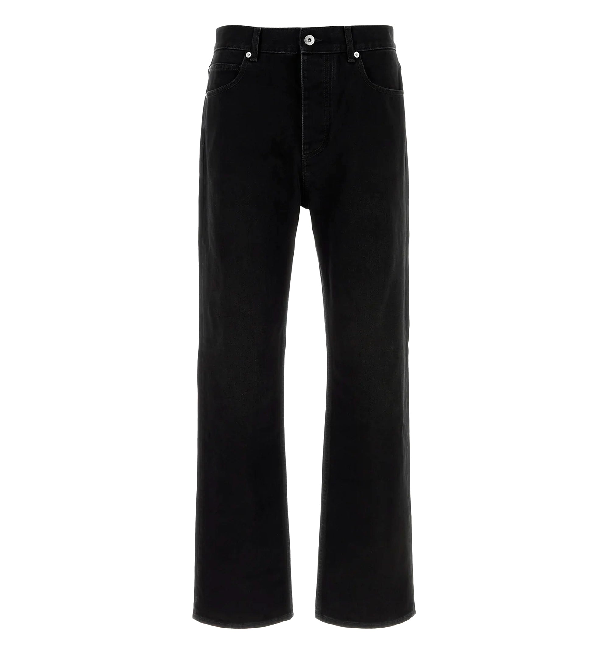 Faded Black Straight Leg Jeans