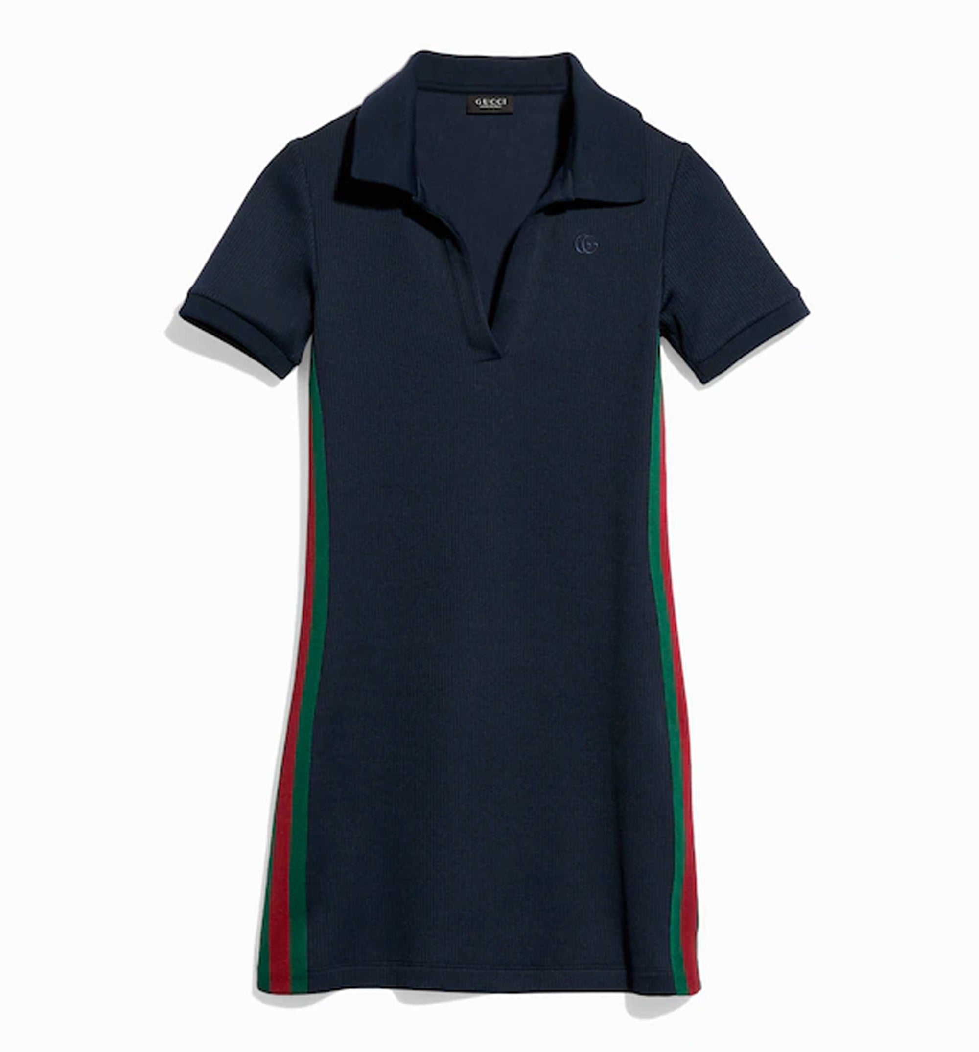 Rib cotton jersey dress with Web