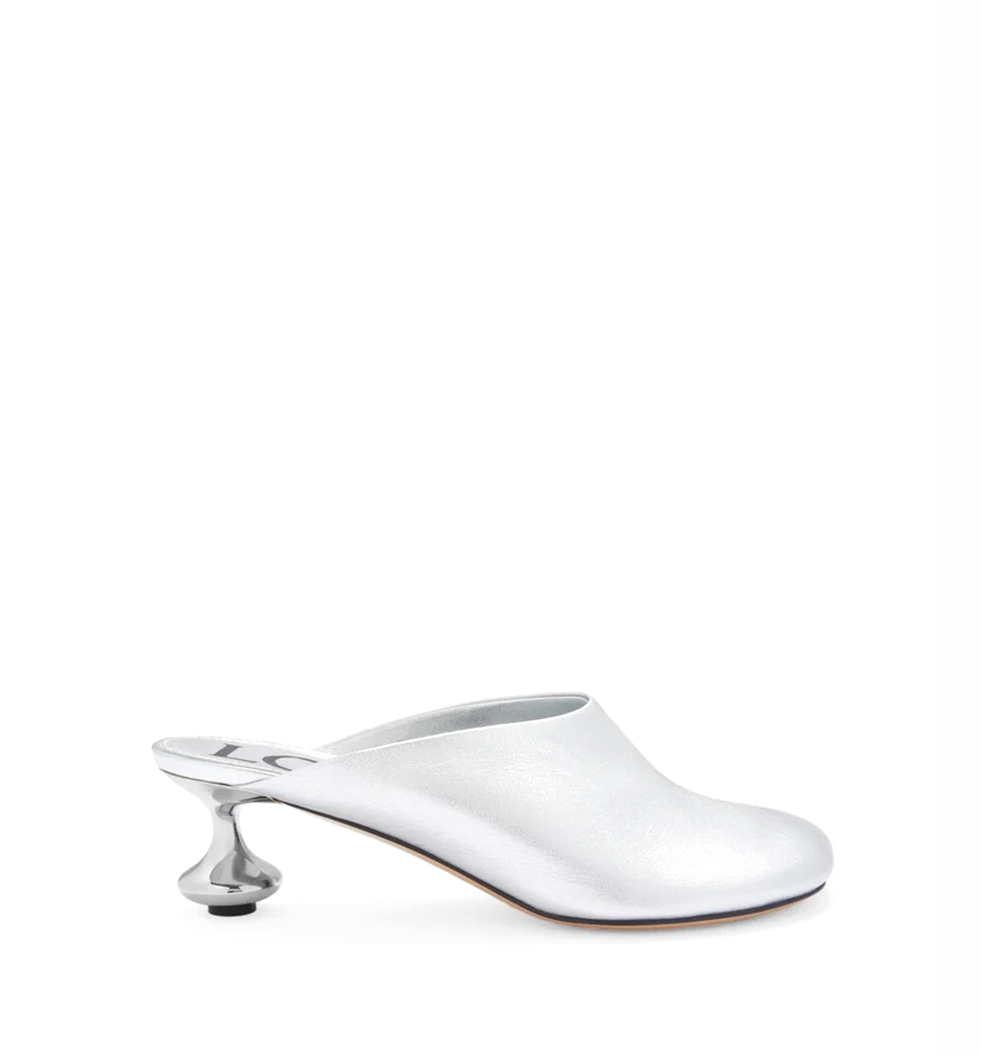 Toy Mule In Laminated Lambskin