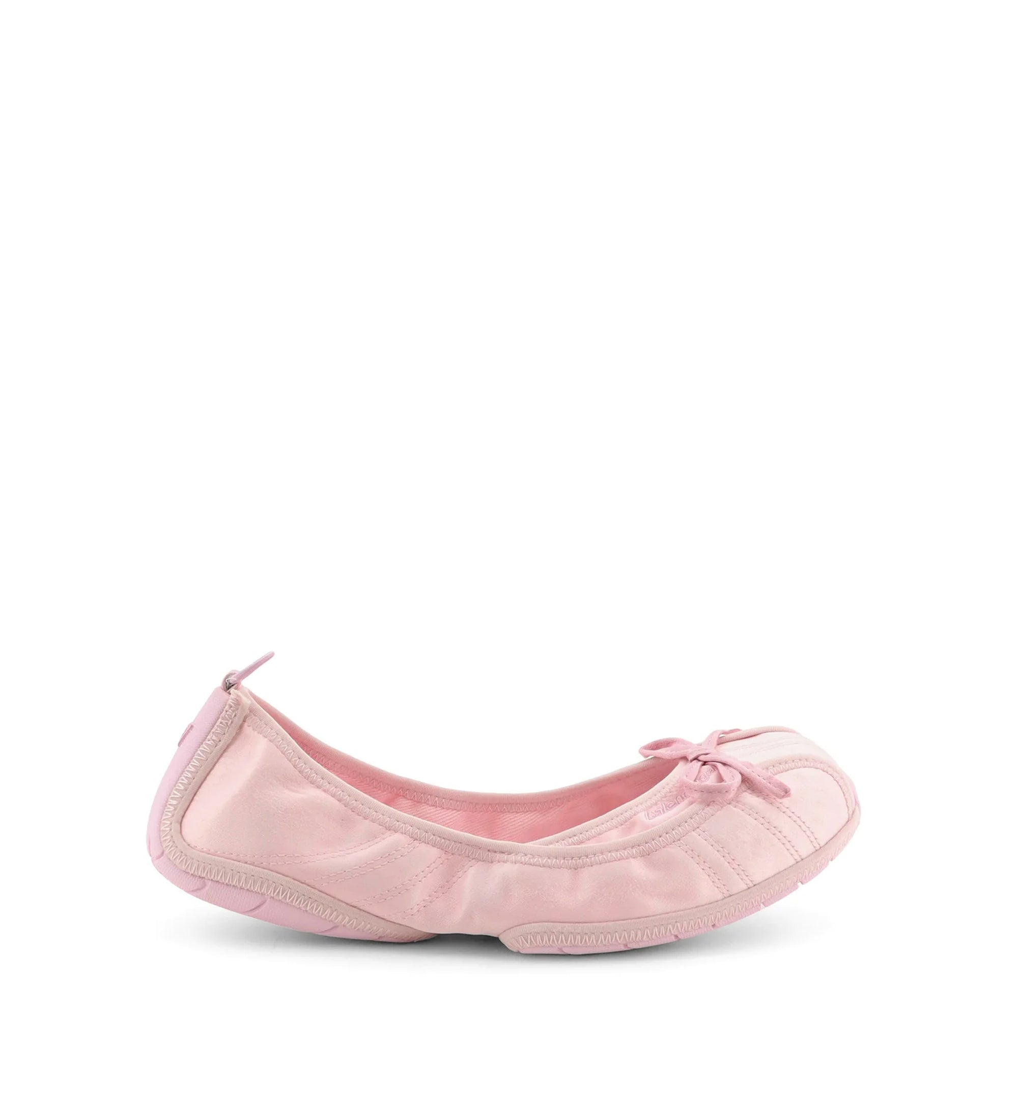 Satin ballerina sneaker