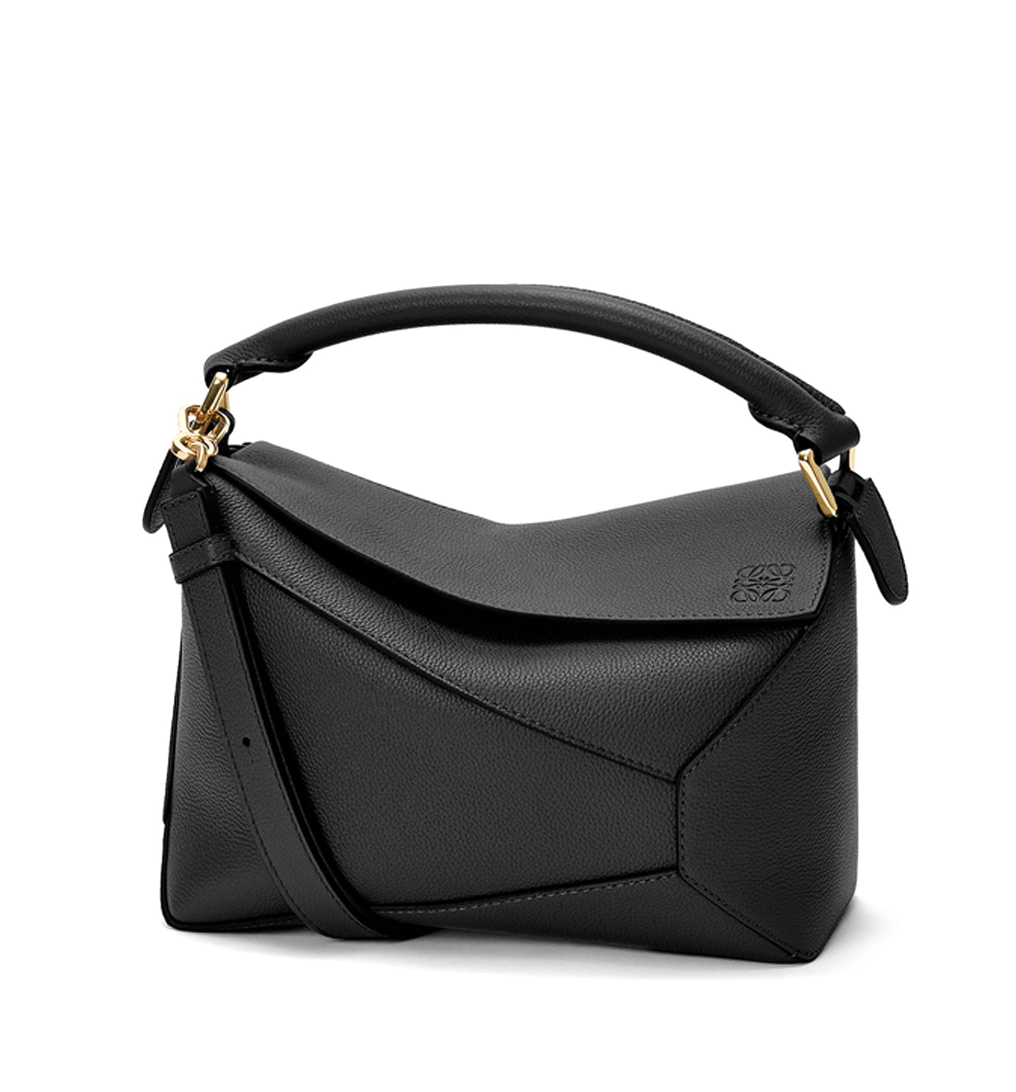 Small Puzzle Edge bag in soft grained calfskin