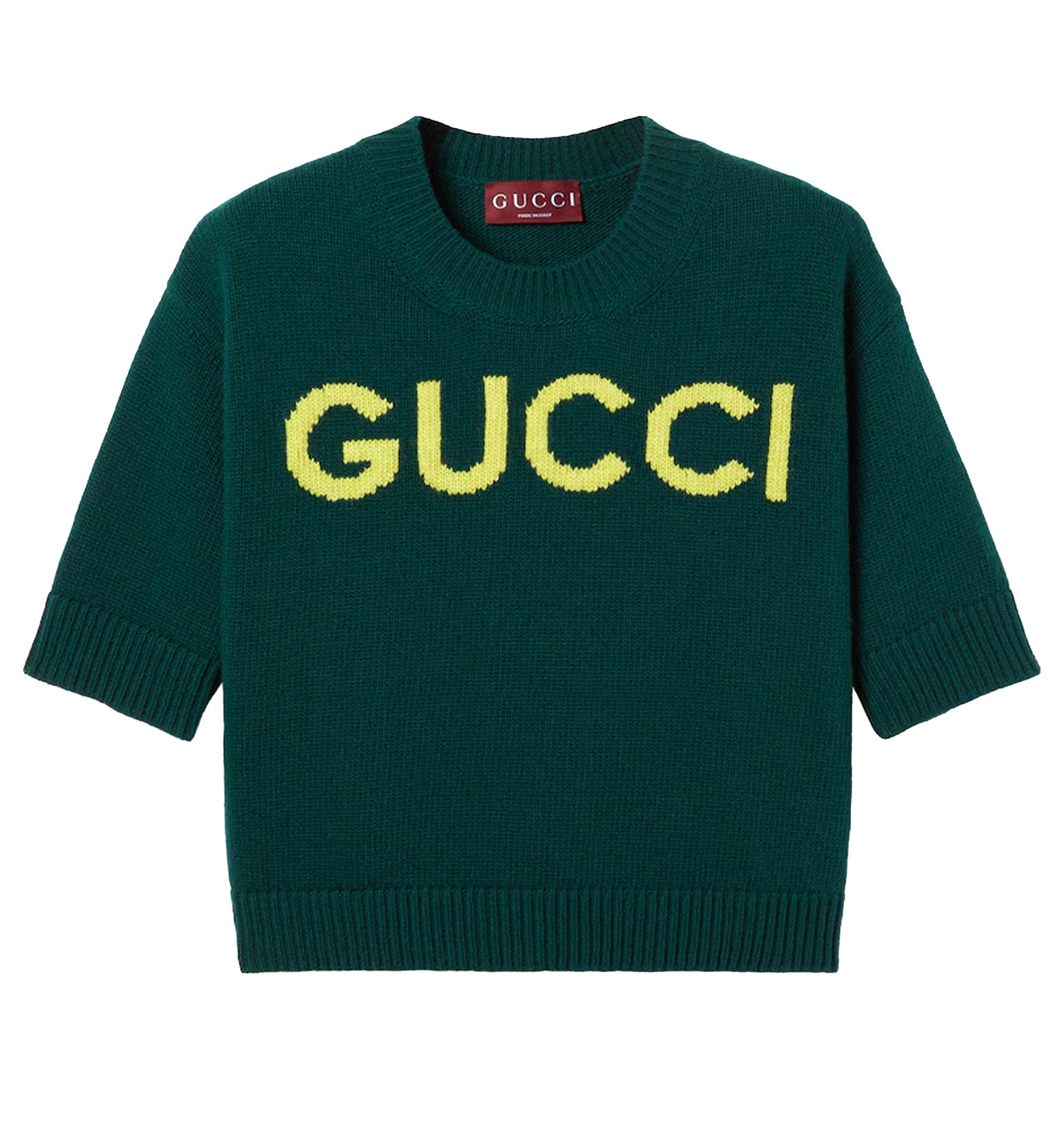 Soft Wool Top With Intarsia