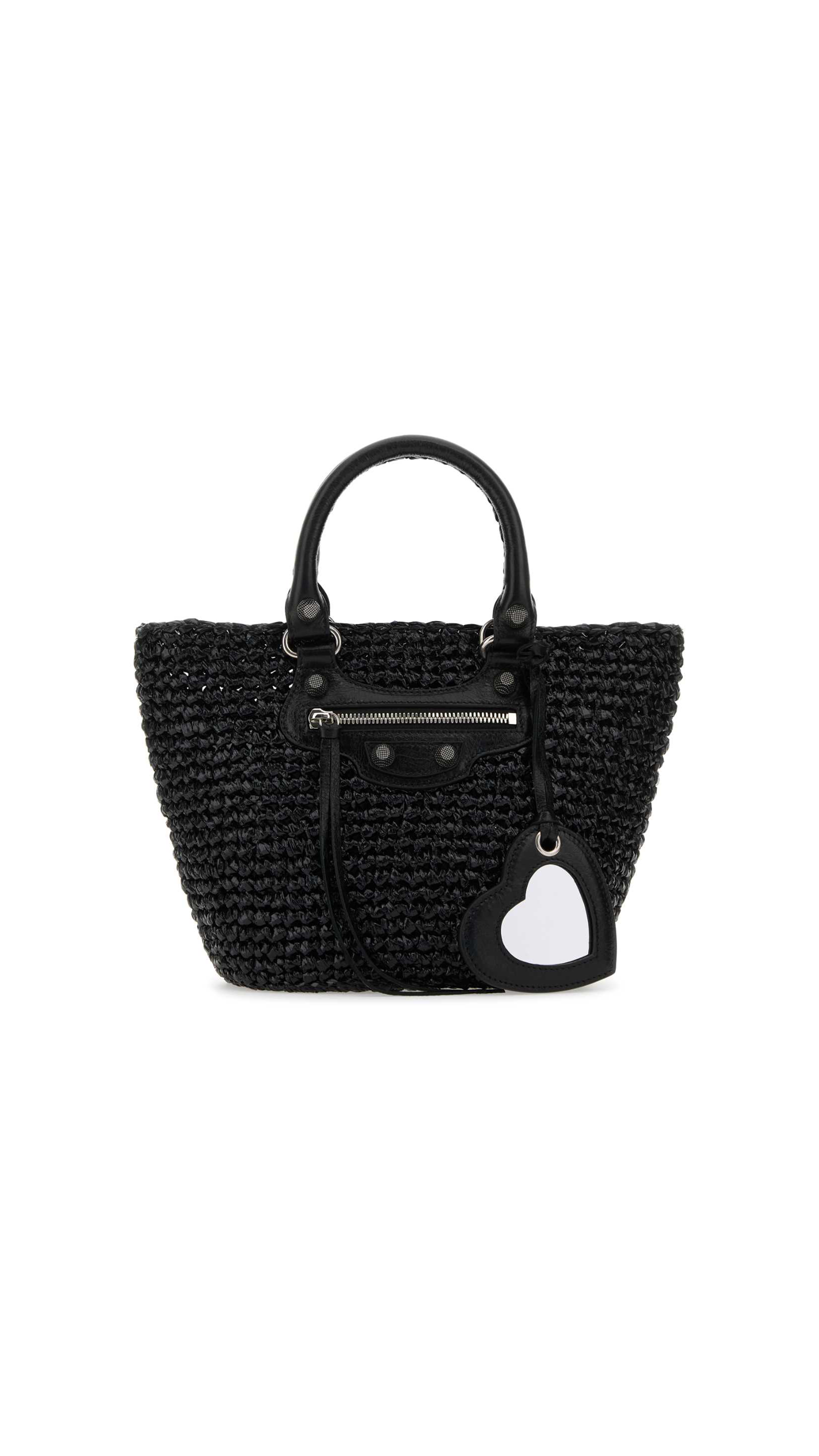 Le Cagole Small Panier - Black