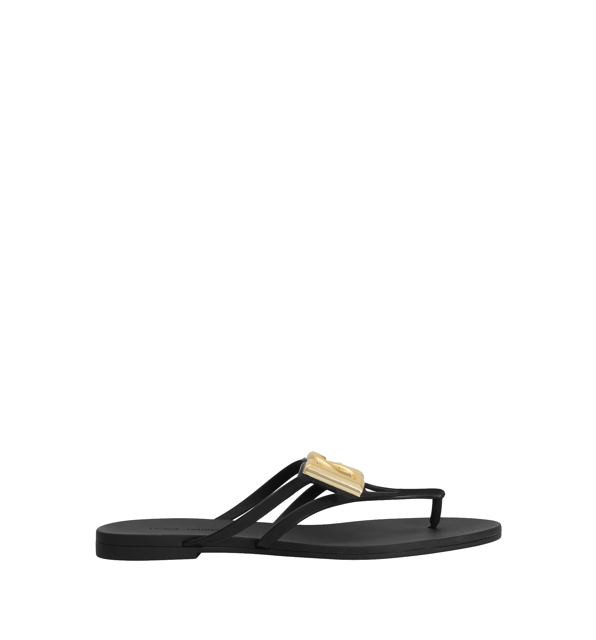 Rubber Beachwear Slides With Logo