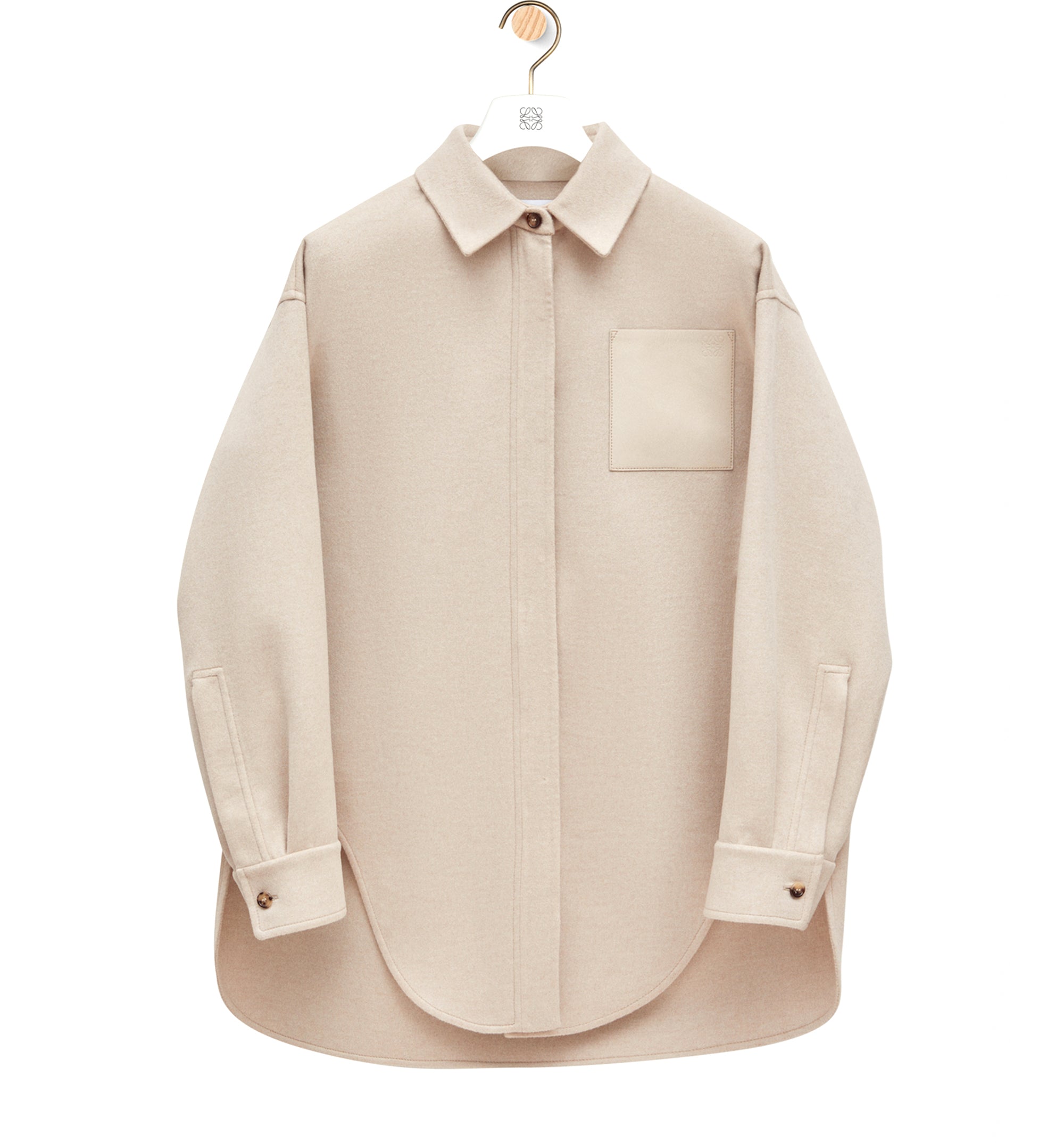 Overshirt In Wool And Cashmere