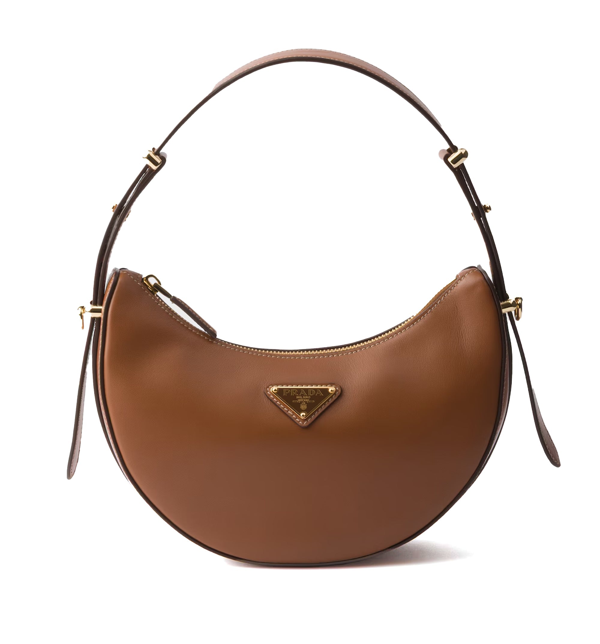 Prada Arqué Small Leather Shoulder Bag