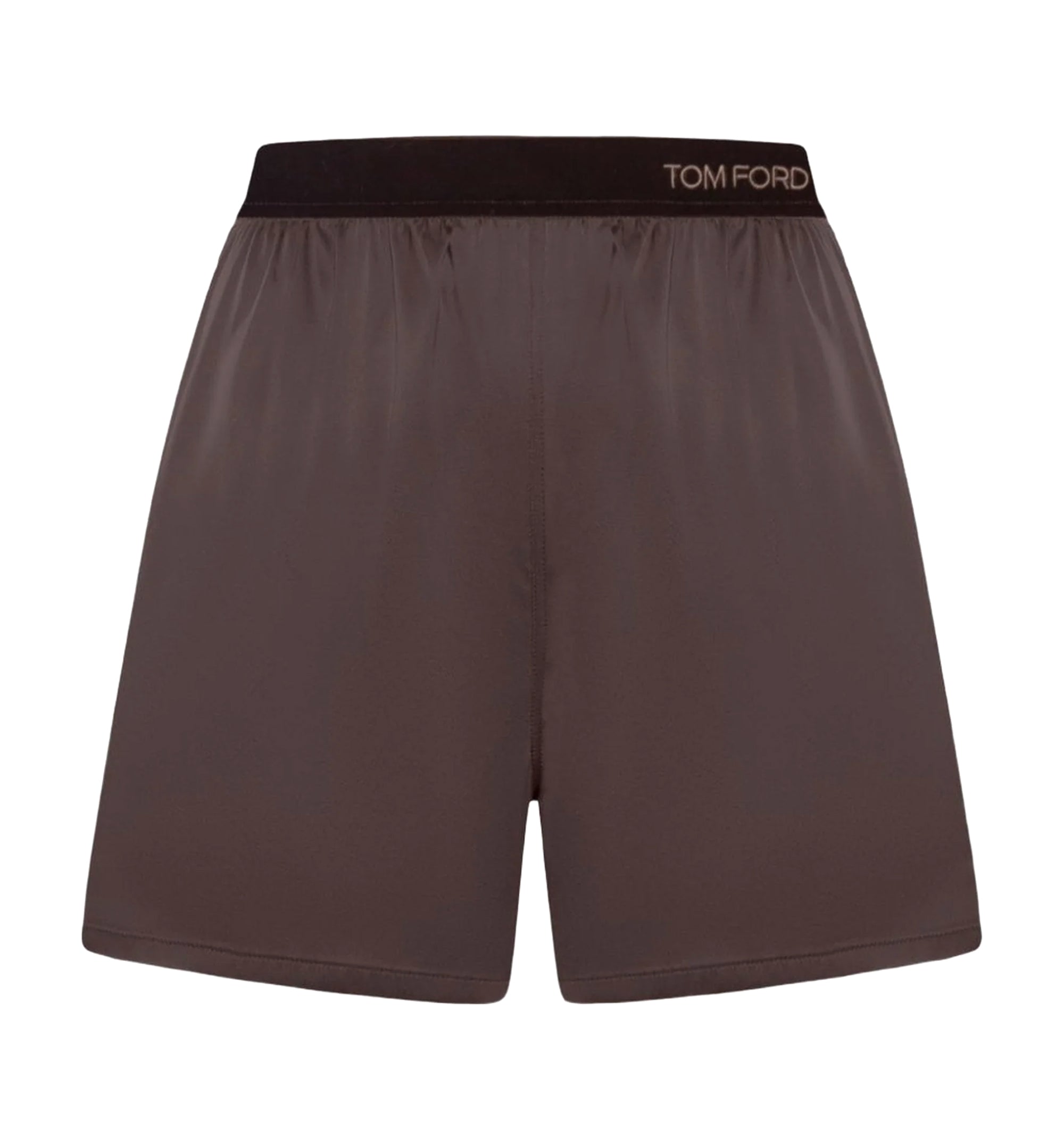 Silk pajama shorts