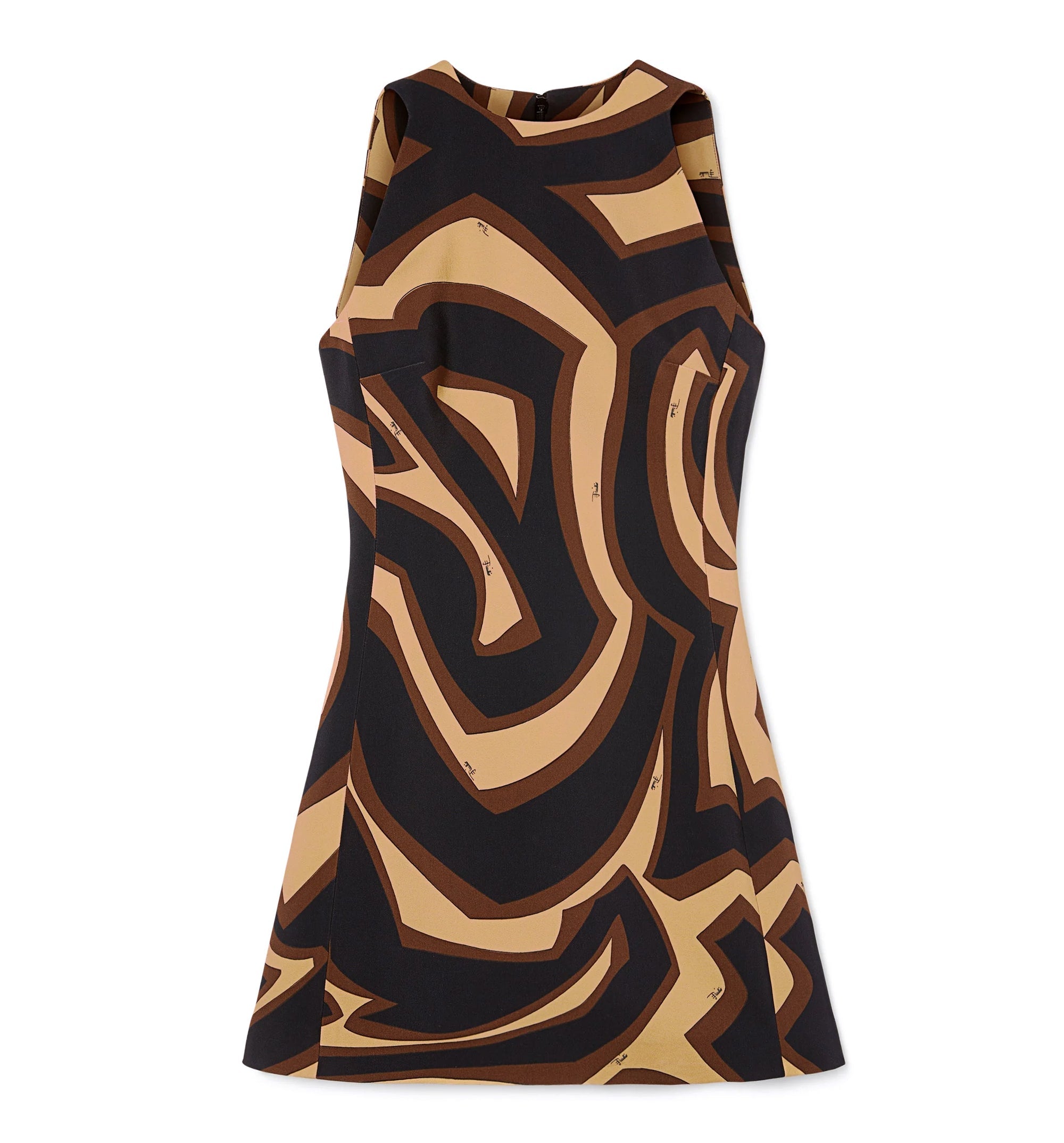 Labirinto Print A-Line Dress
