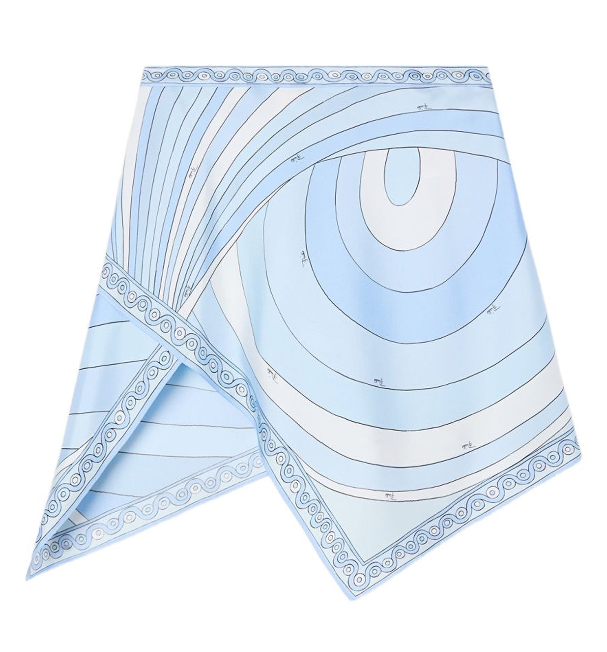 Iride Print Silk Scarf Skirt