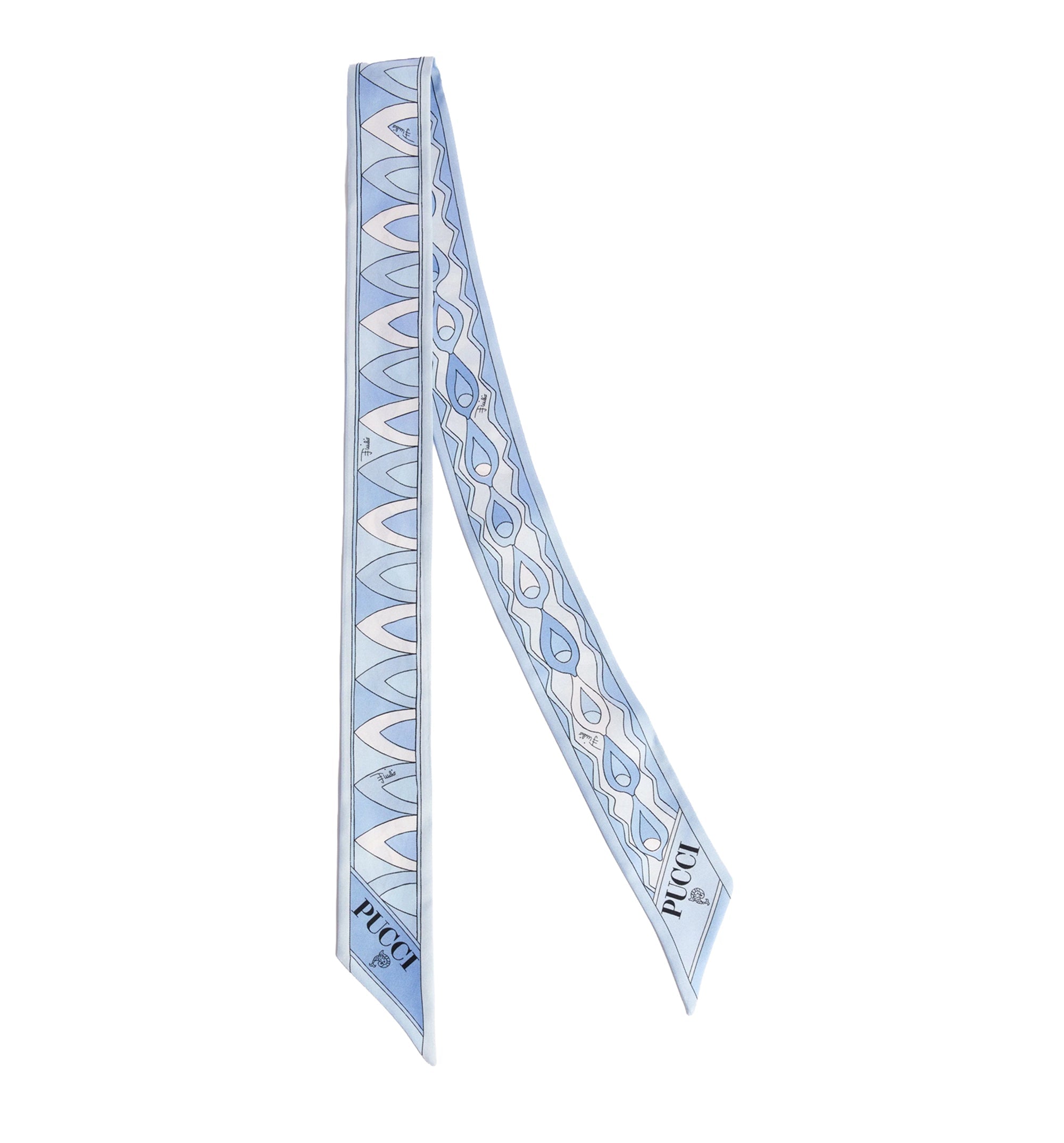 Mixed Print Silk Twill Scarf