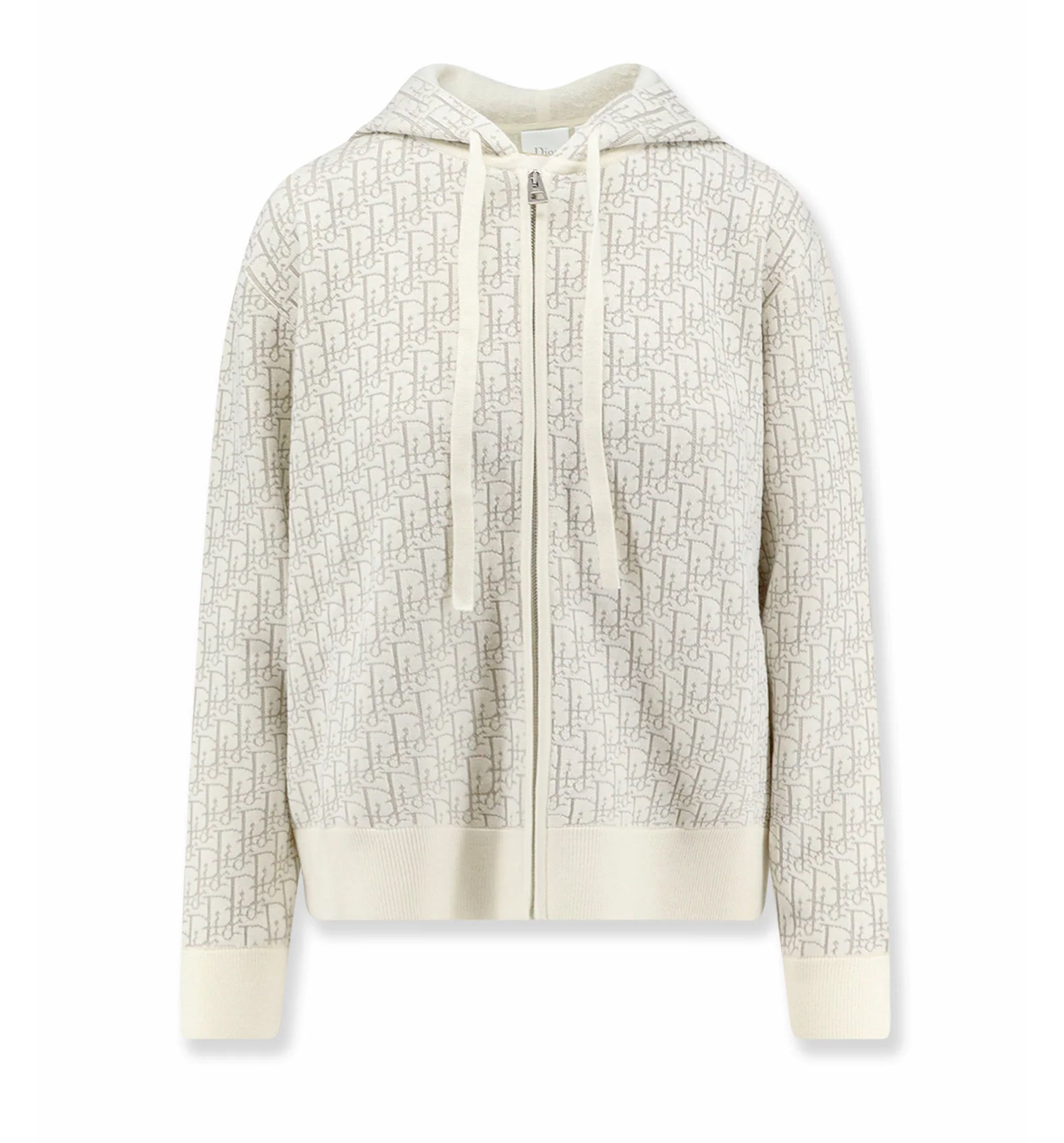Dioriviera Zipped Cardigan with Hood
