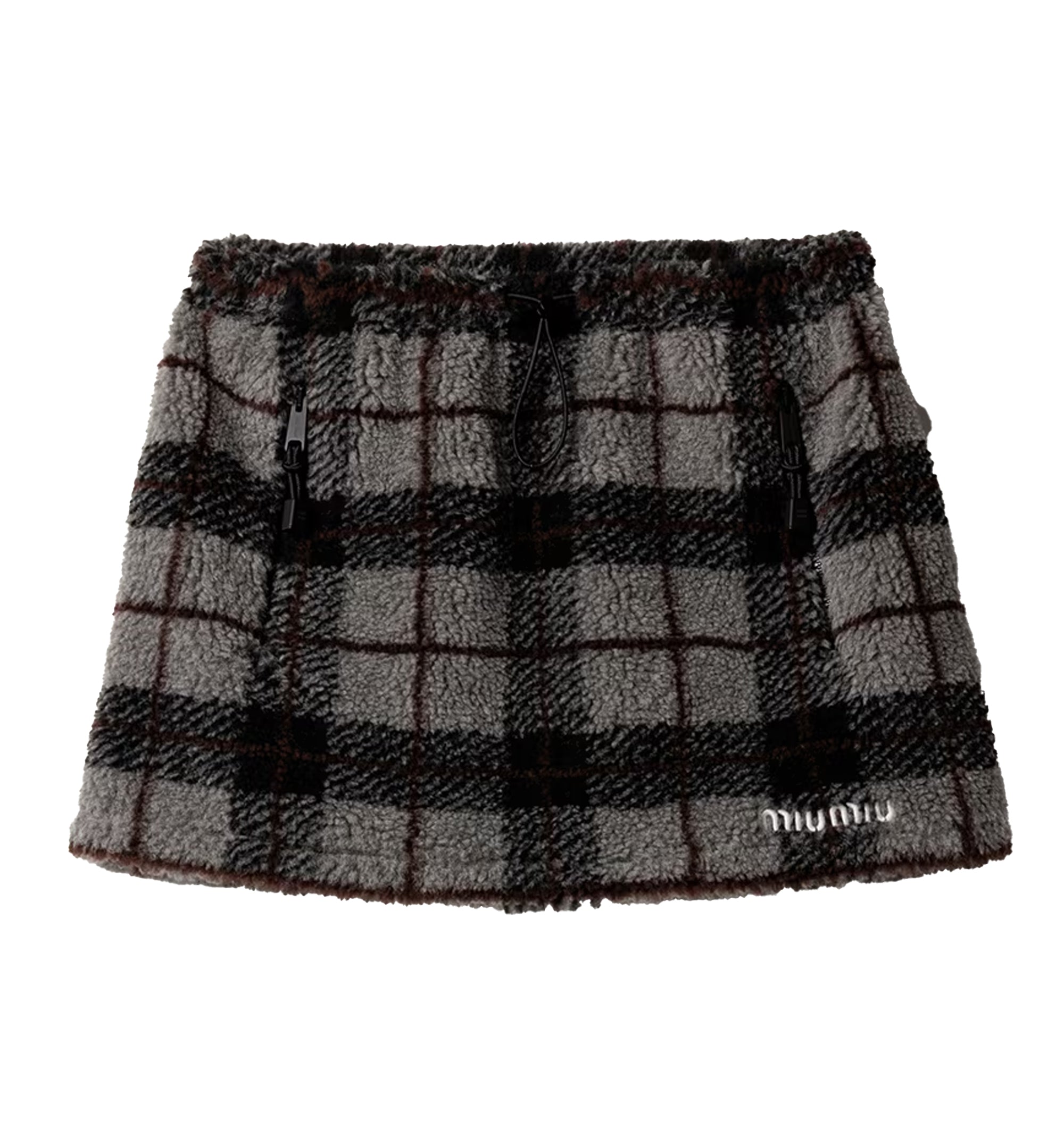 Check Teddy Mini Skirt