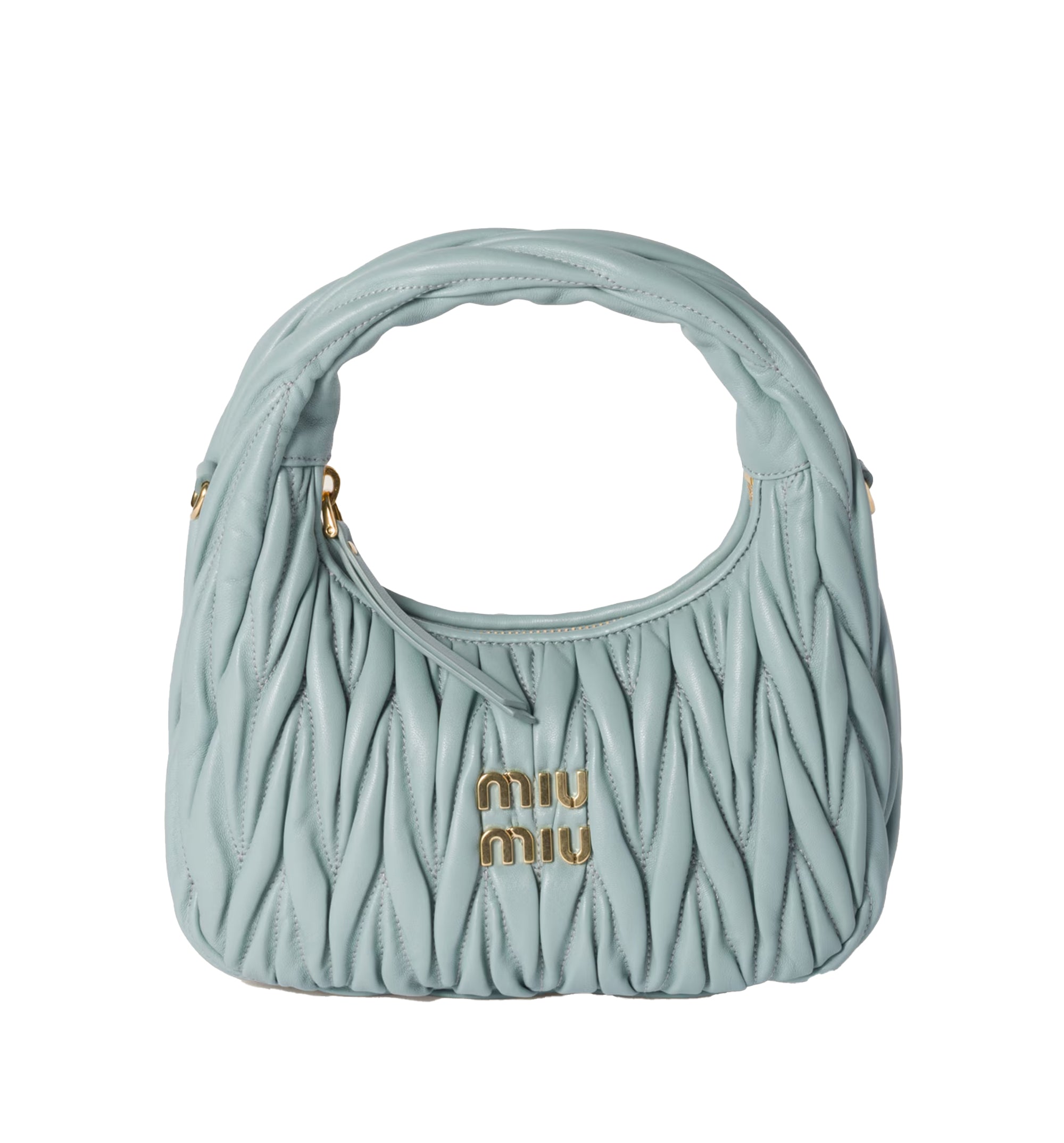 Wander Matelassé Nappa Leather Hobo Bag