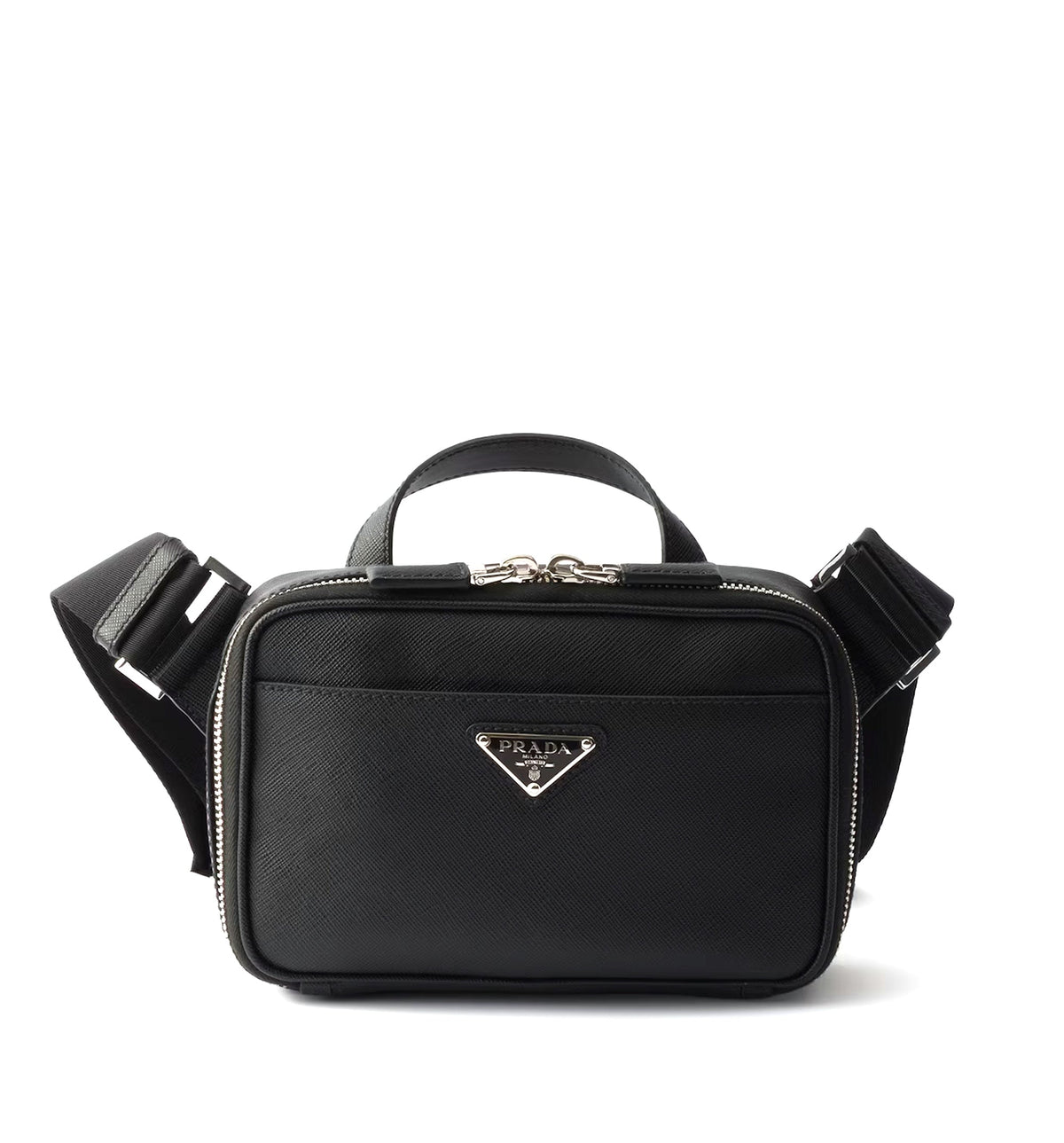 Saffiano leather shoulder bag