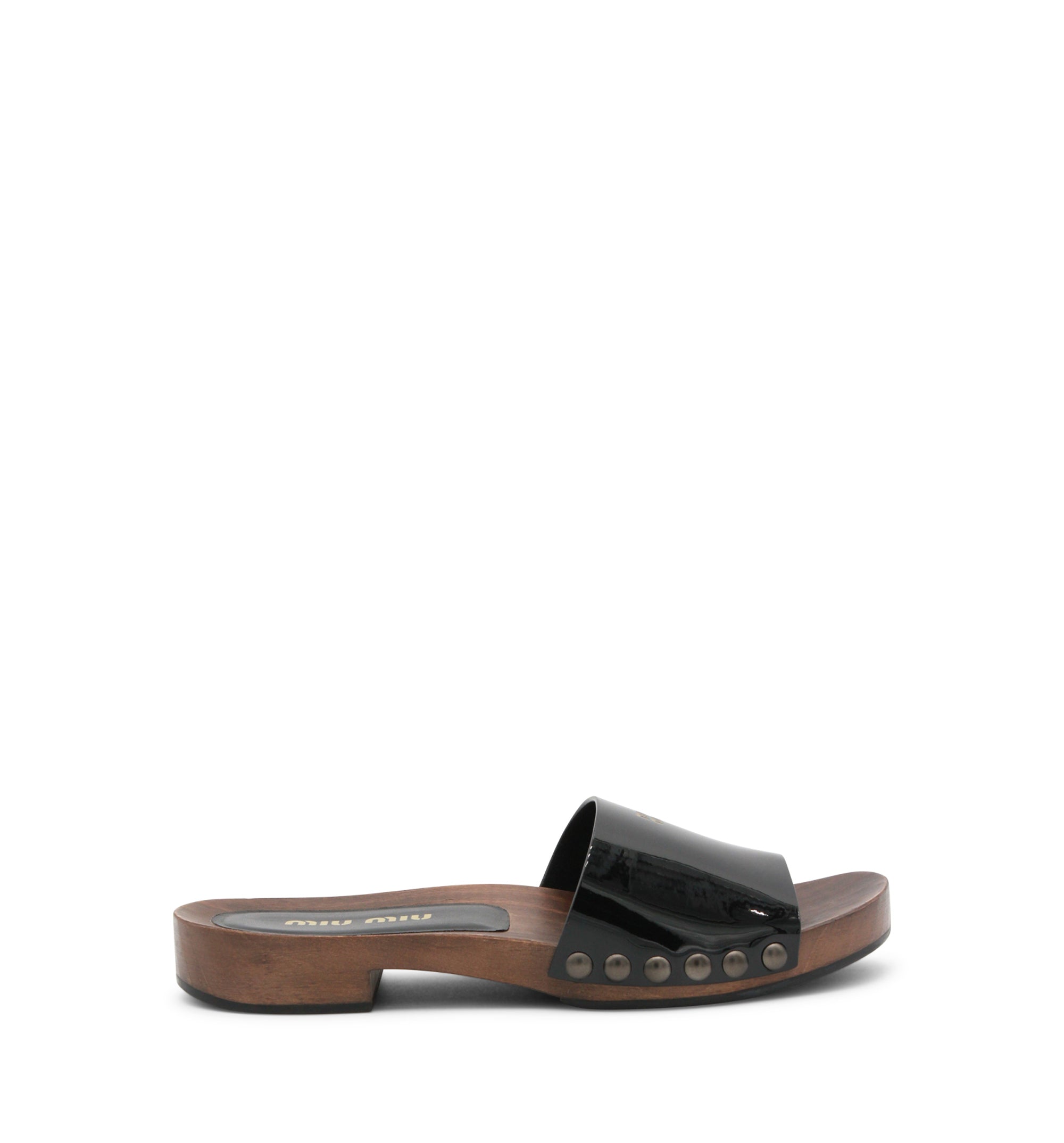 Patent Leather Clogs