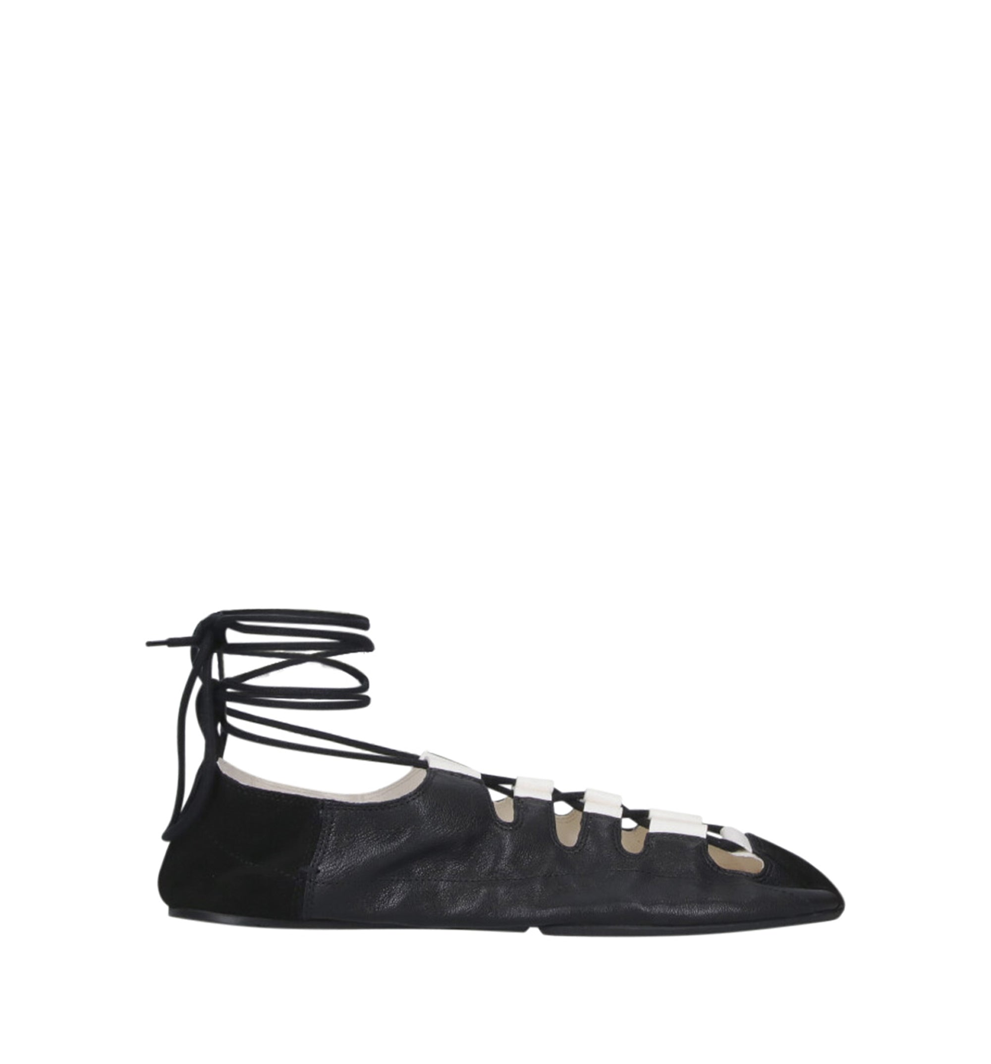 lace-up Ballet Flats