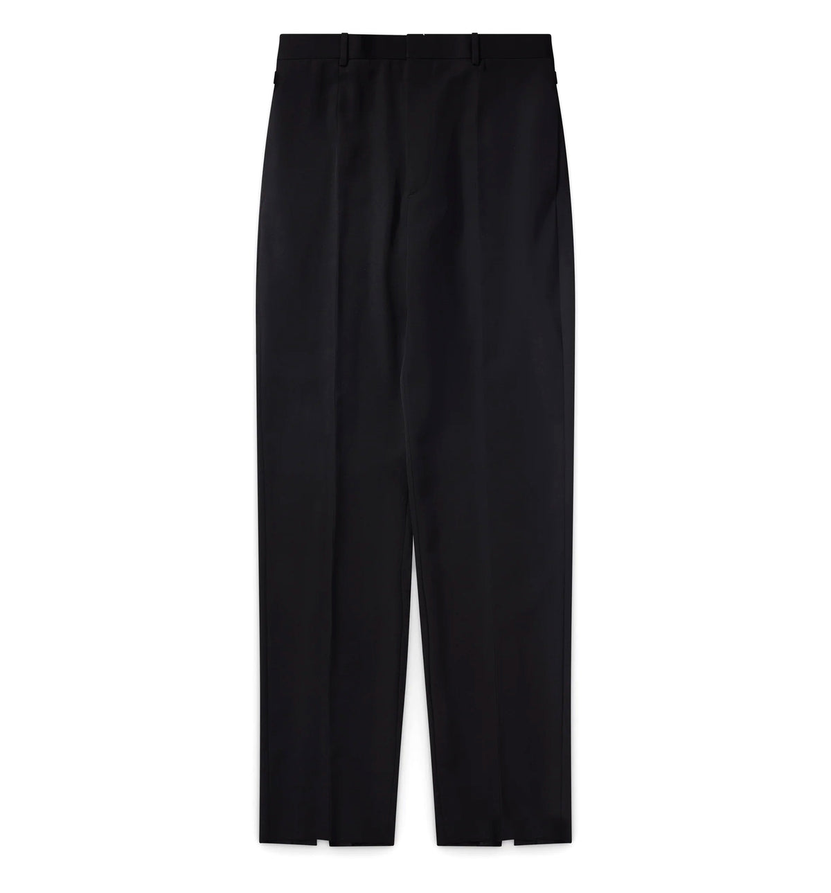 Wool Grain De Poudre Pants -