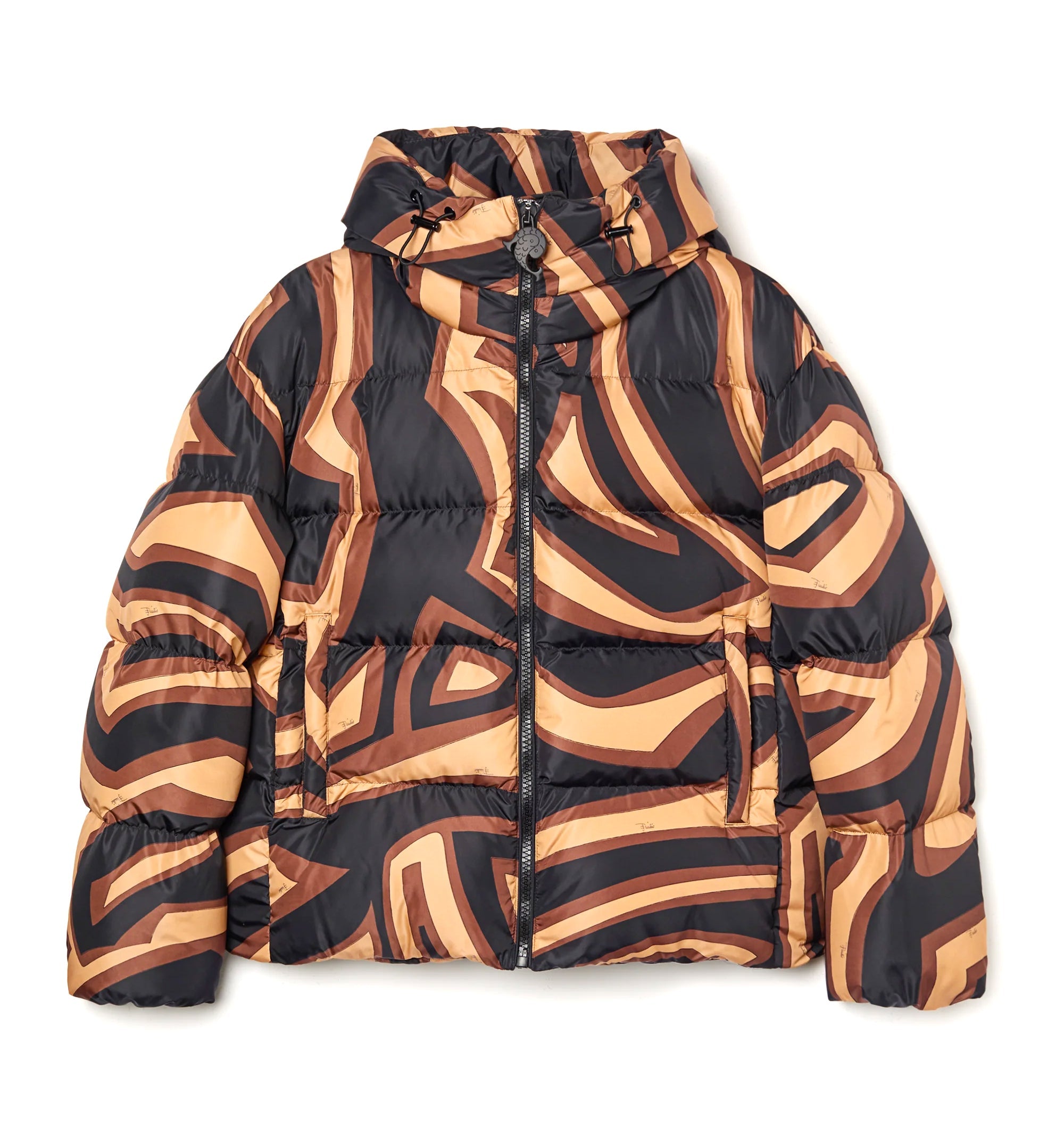Labirinto Print Down Jacket