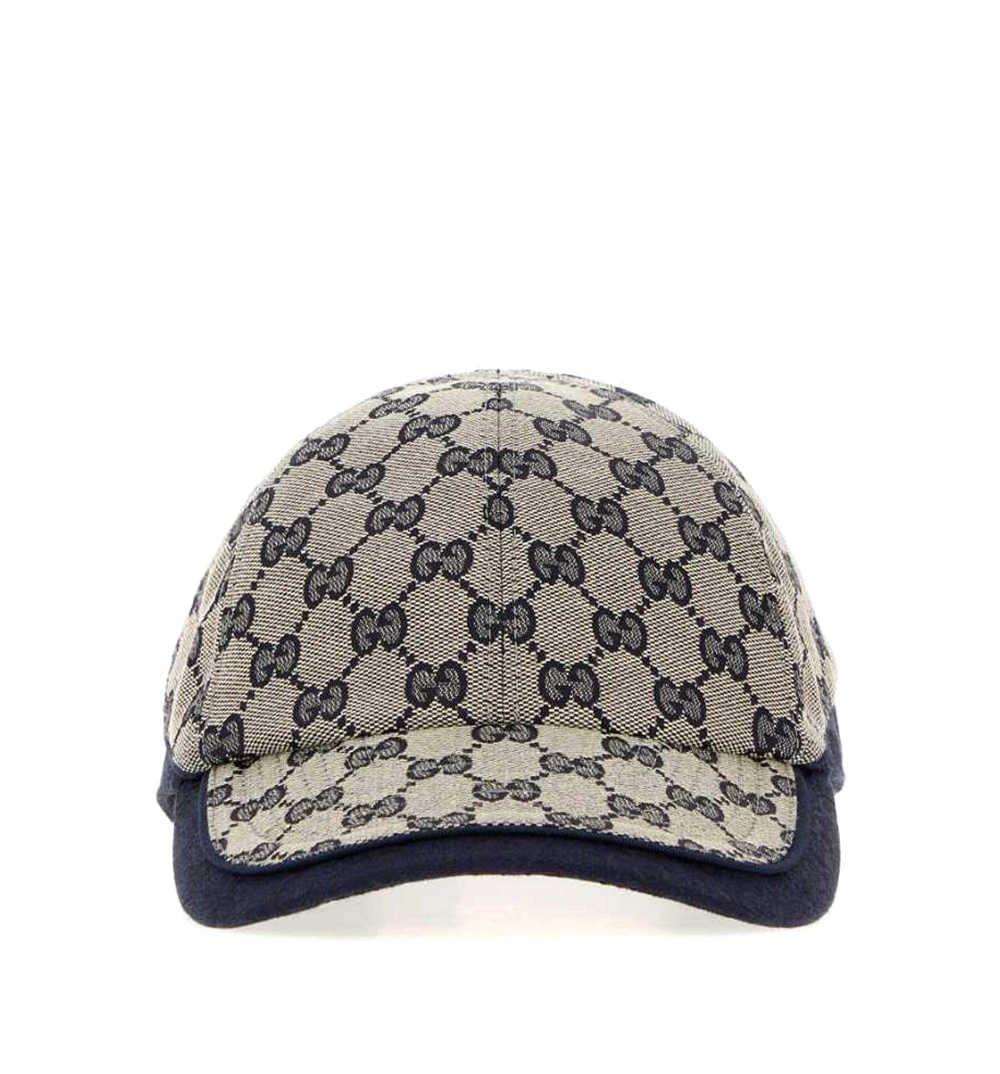Two-tone GG fabric baseball cap