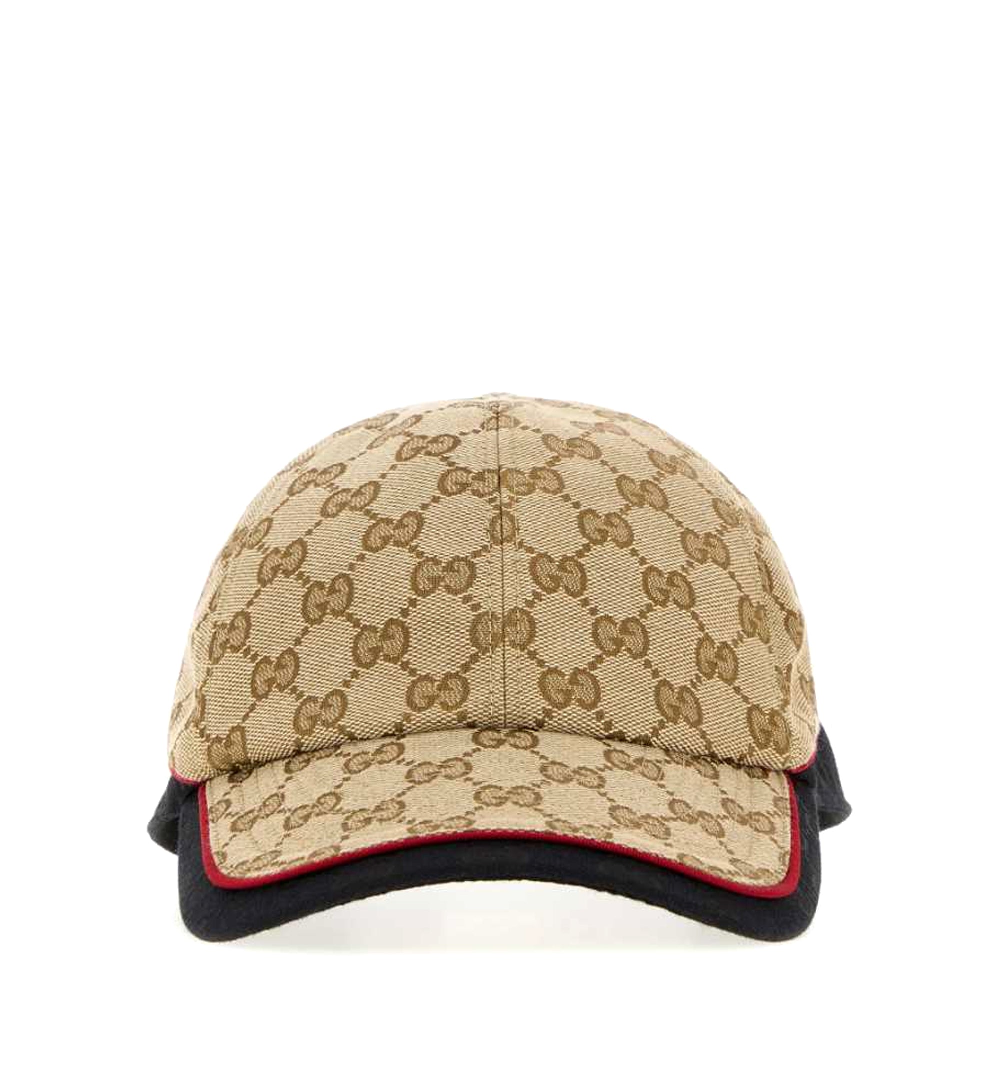Two-tone GG fabric baseball cap