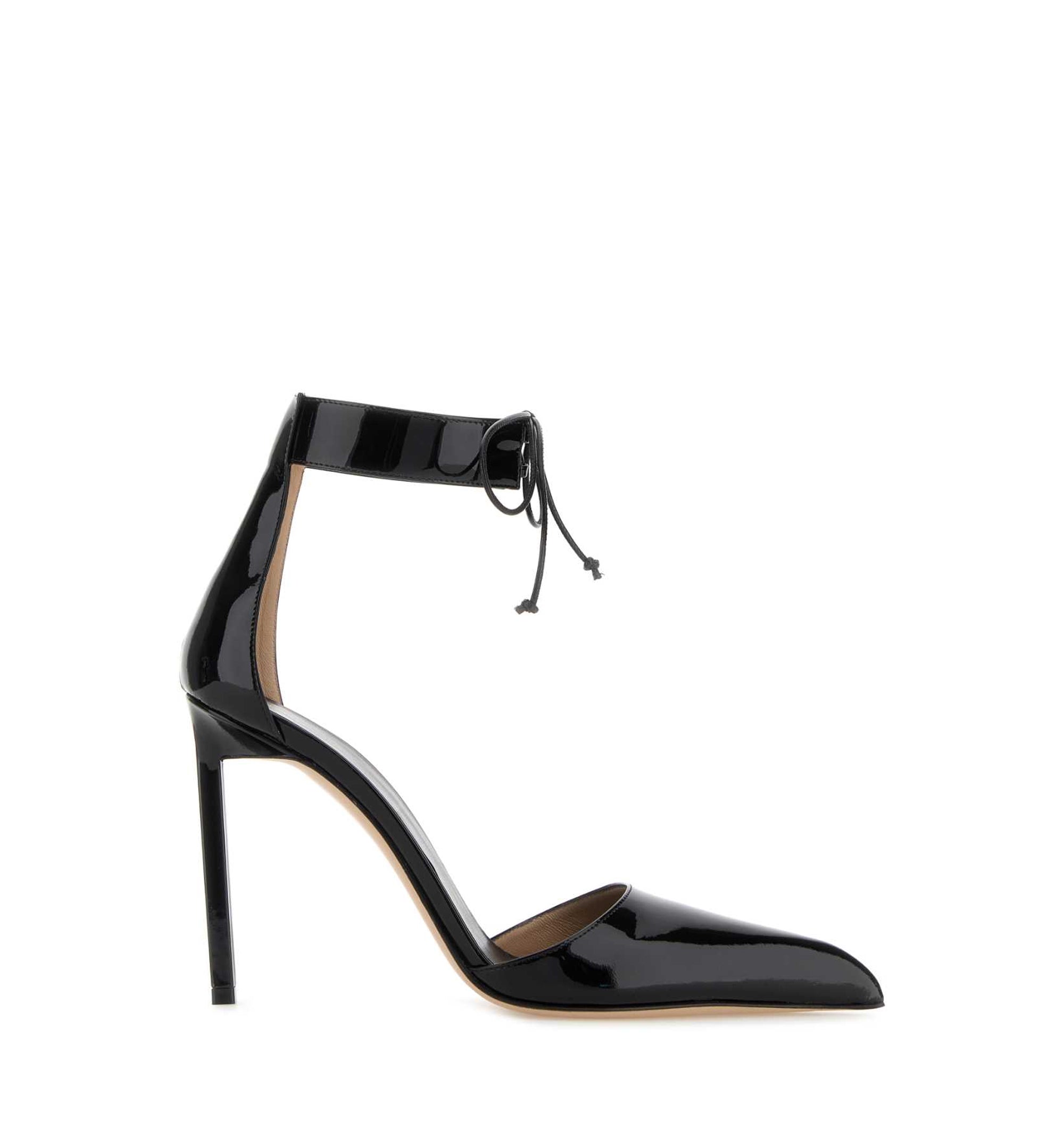 Patent Leather Ankle Strap Pump
