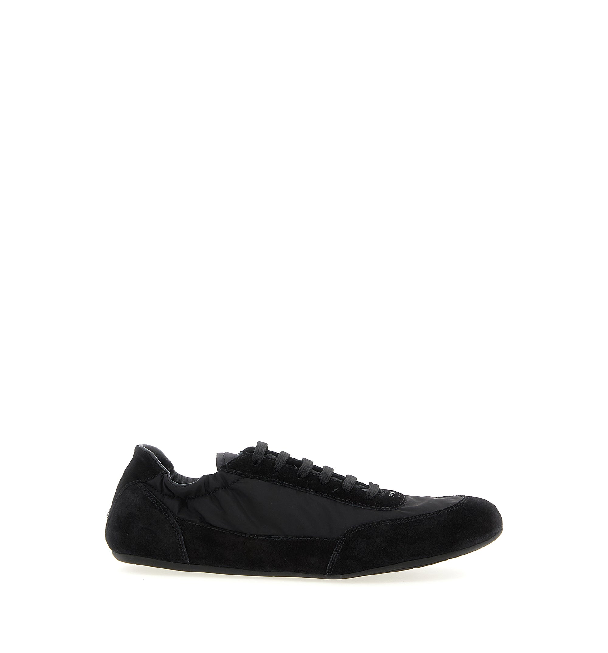 Re-Nylon and Suede Collapse Sneakers