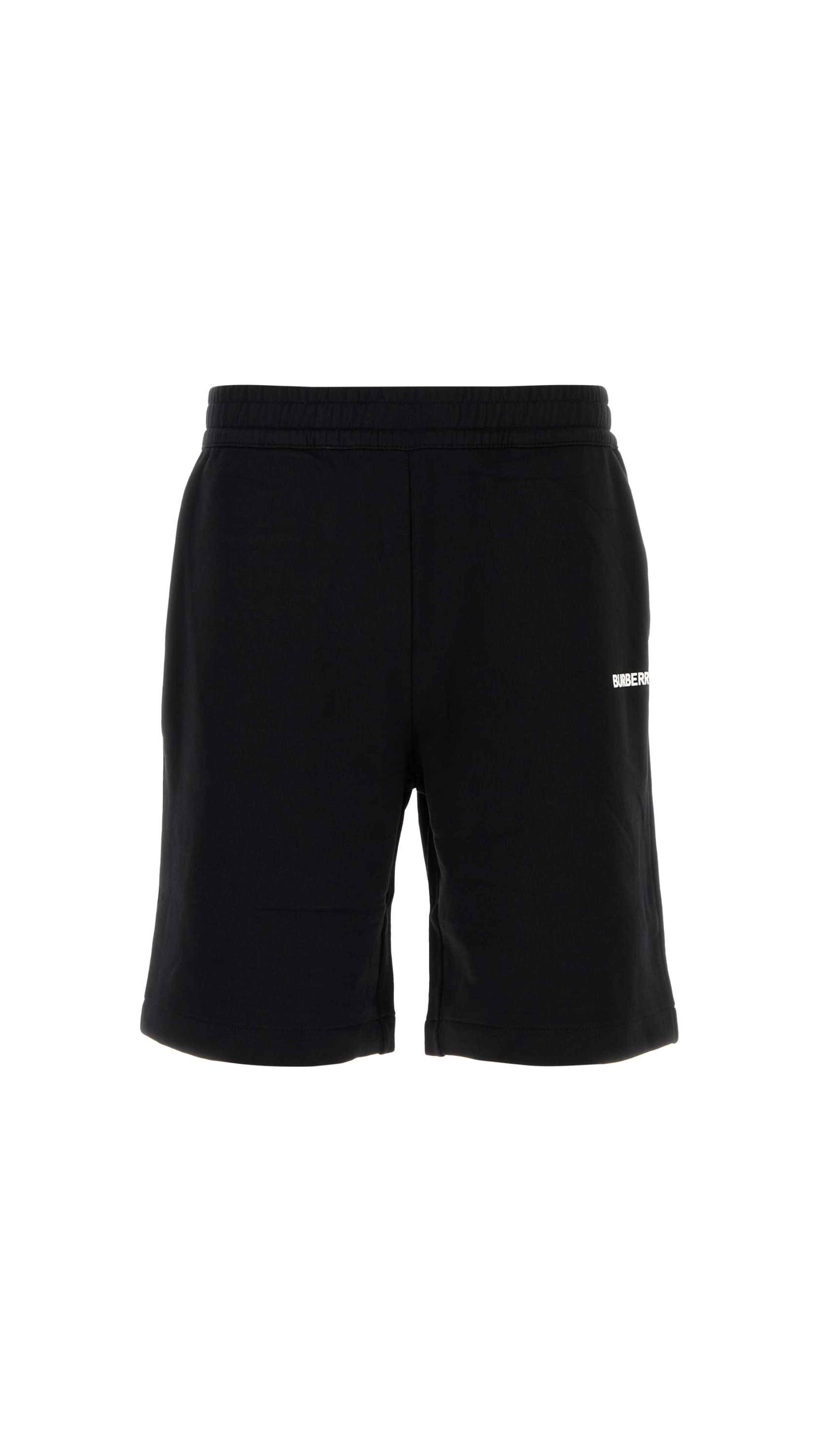 Logo Detailed Bermuda Shorts - Black