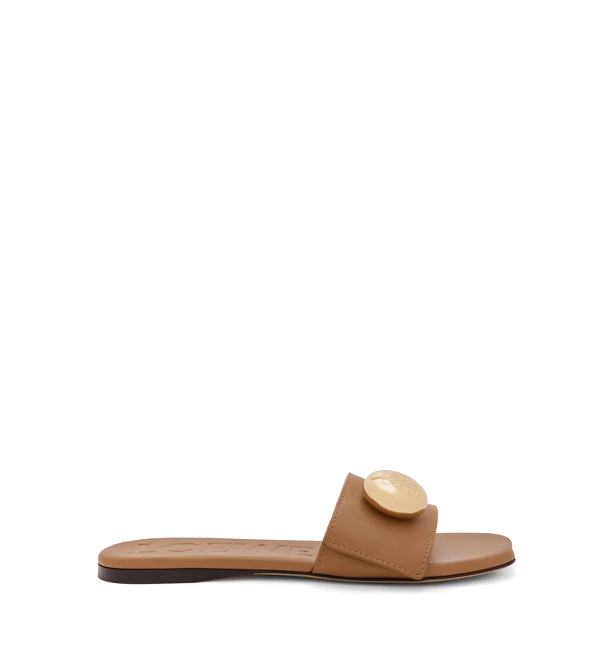 Pebble Slide in Soft Calfskin