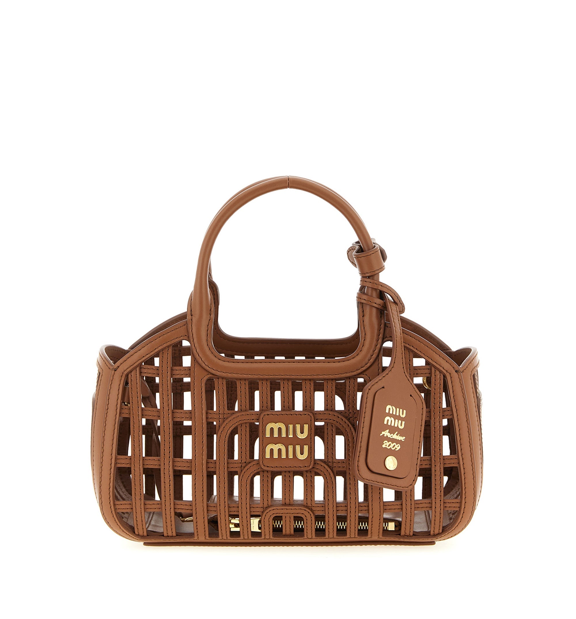 Leather Basket