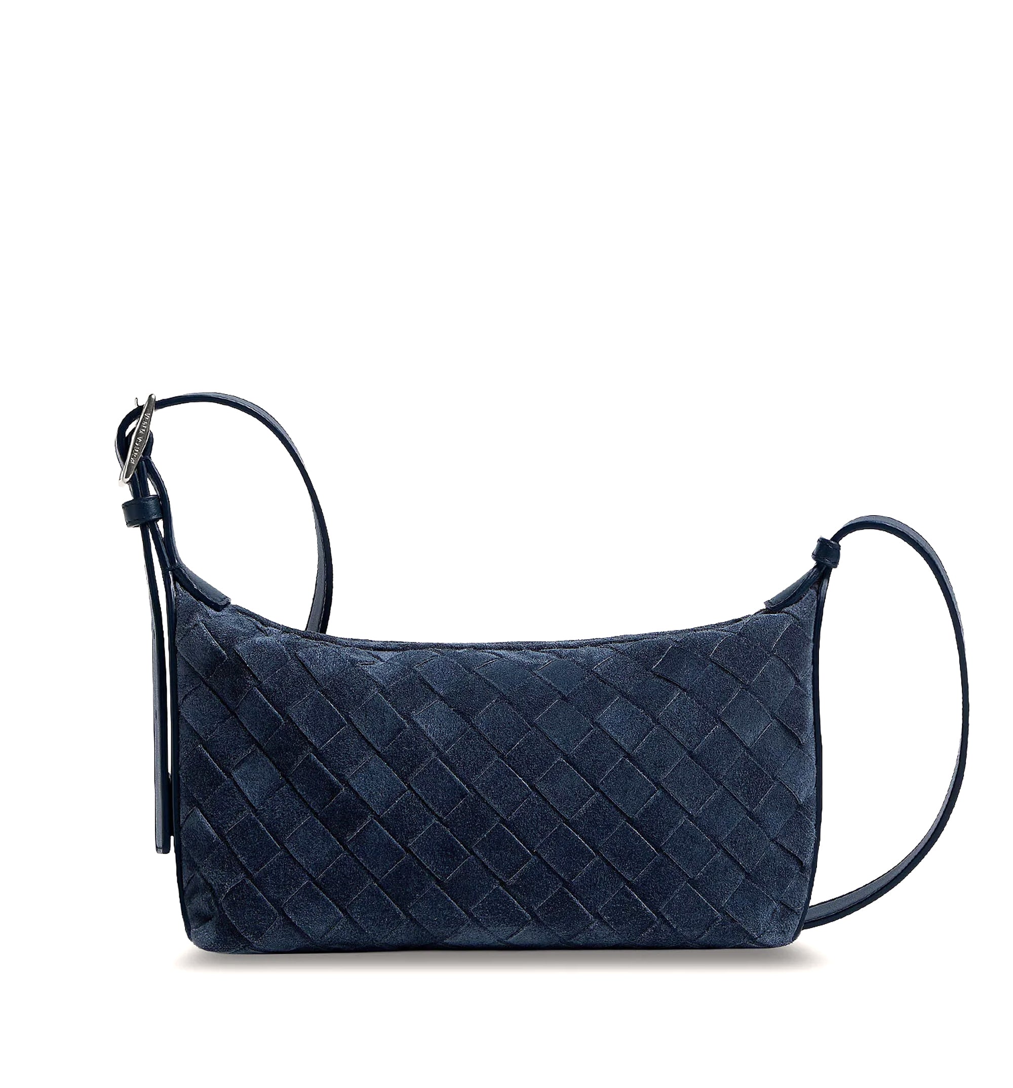 Traveler suede shoulder bag