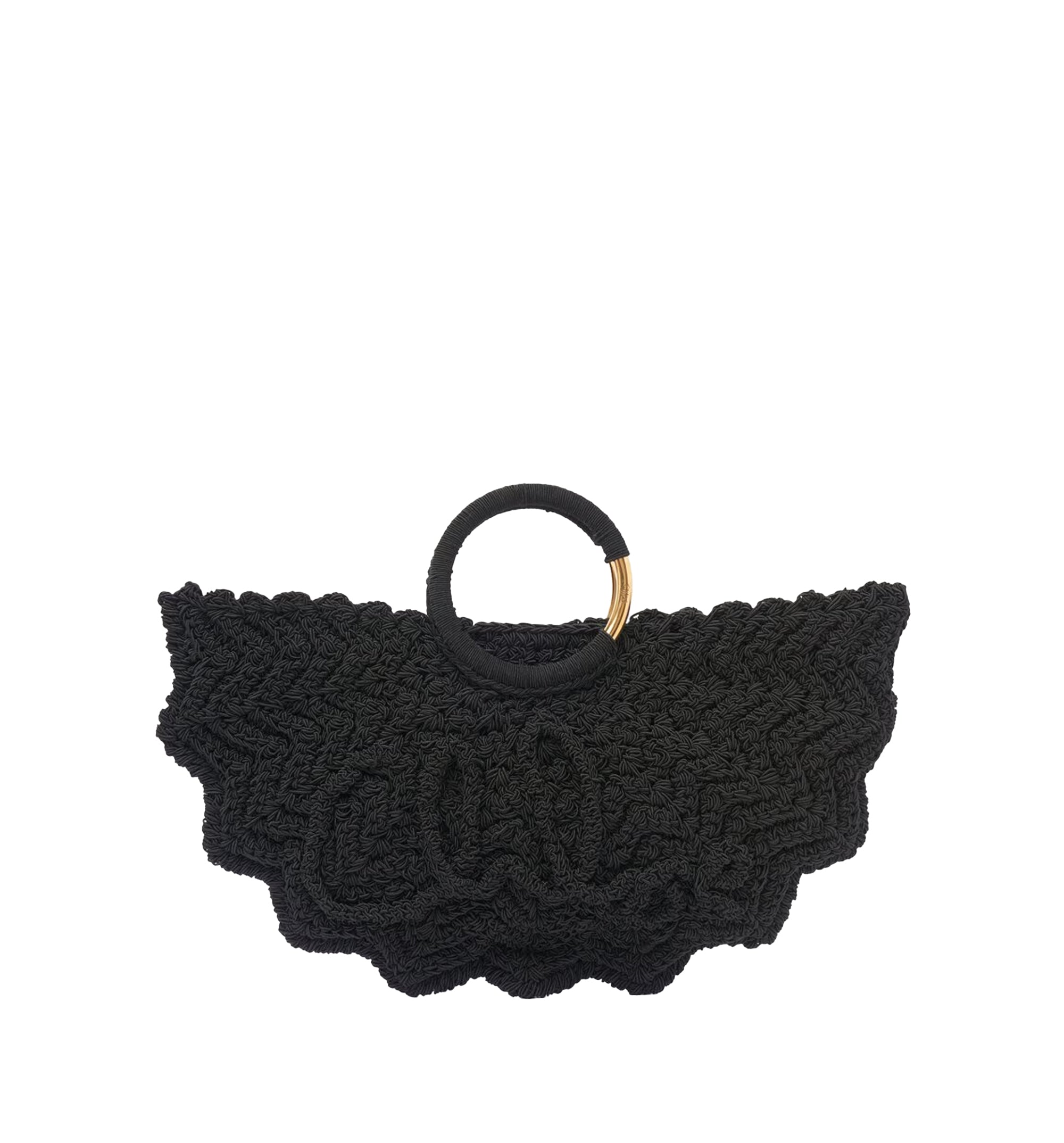 Small Bracelet Paravent Tote Bag In Crochet