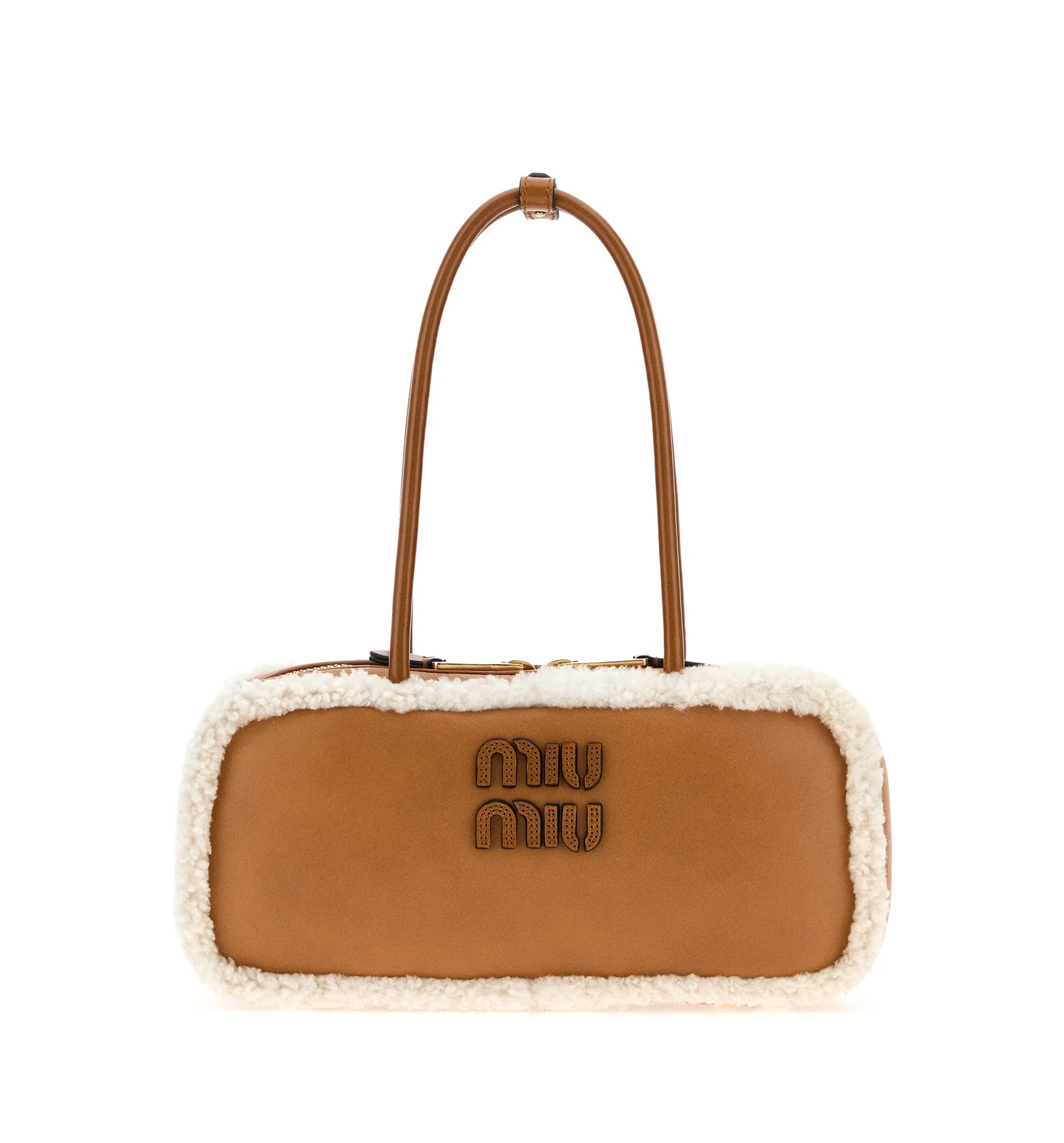 Camel Leather Arcadie Handbag