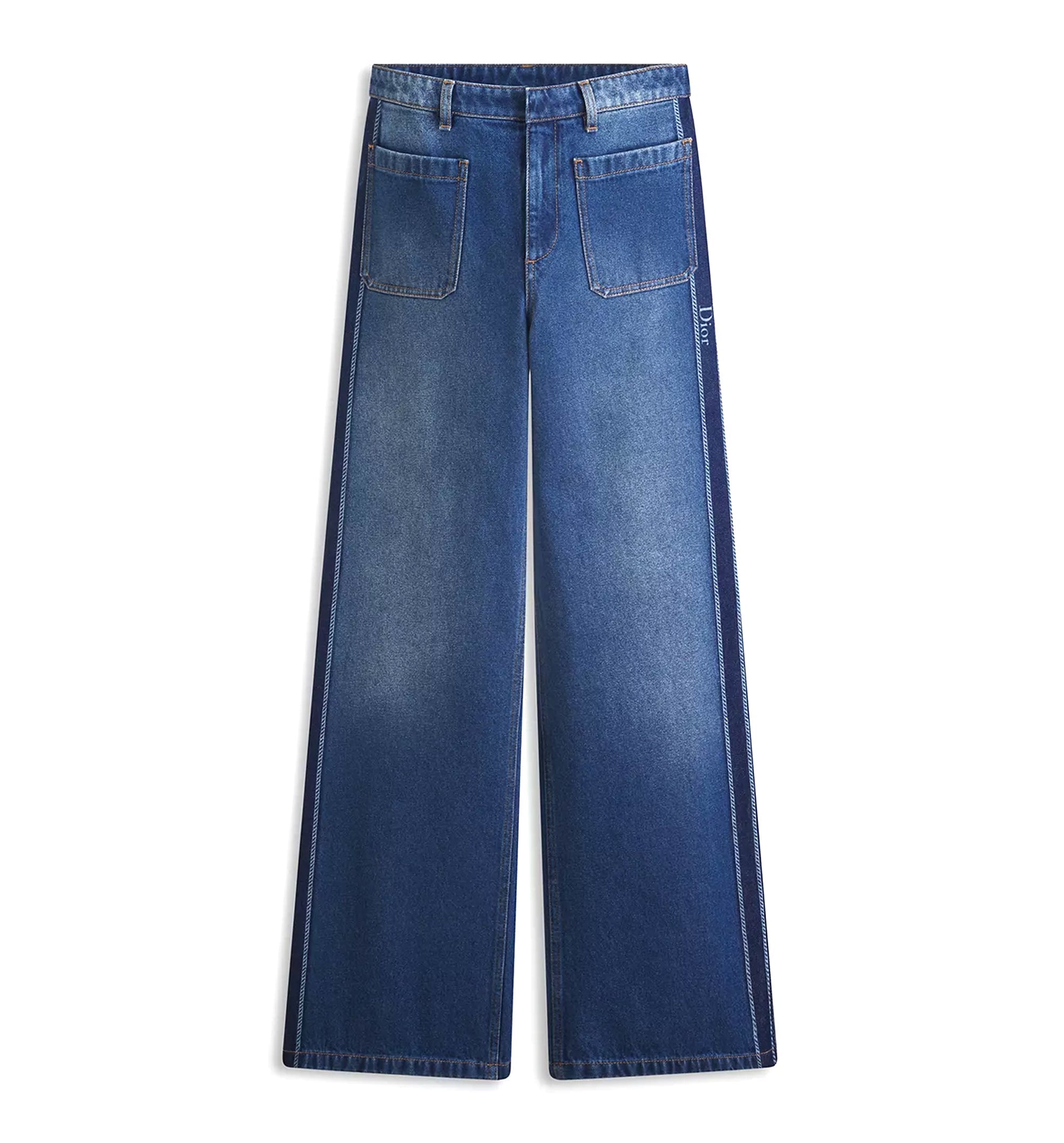 High-Waist Flared Jeans