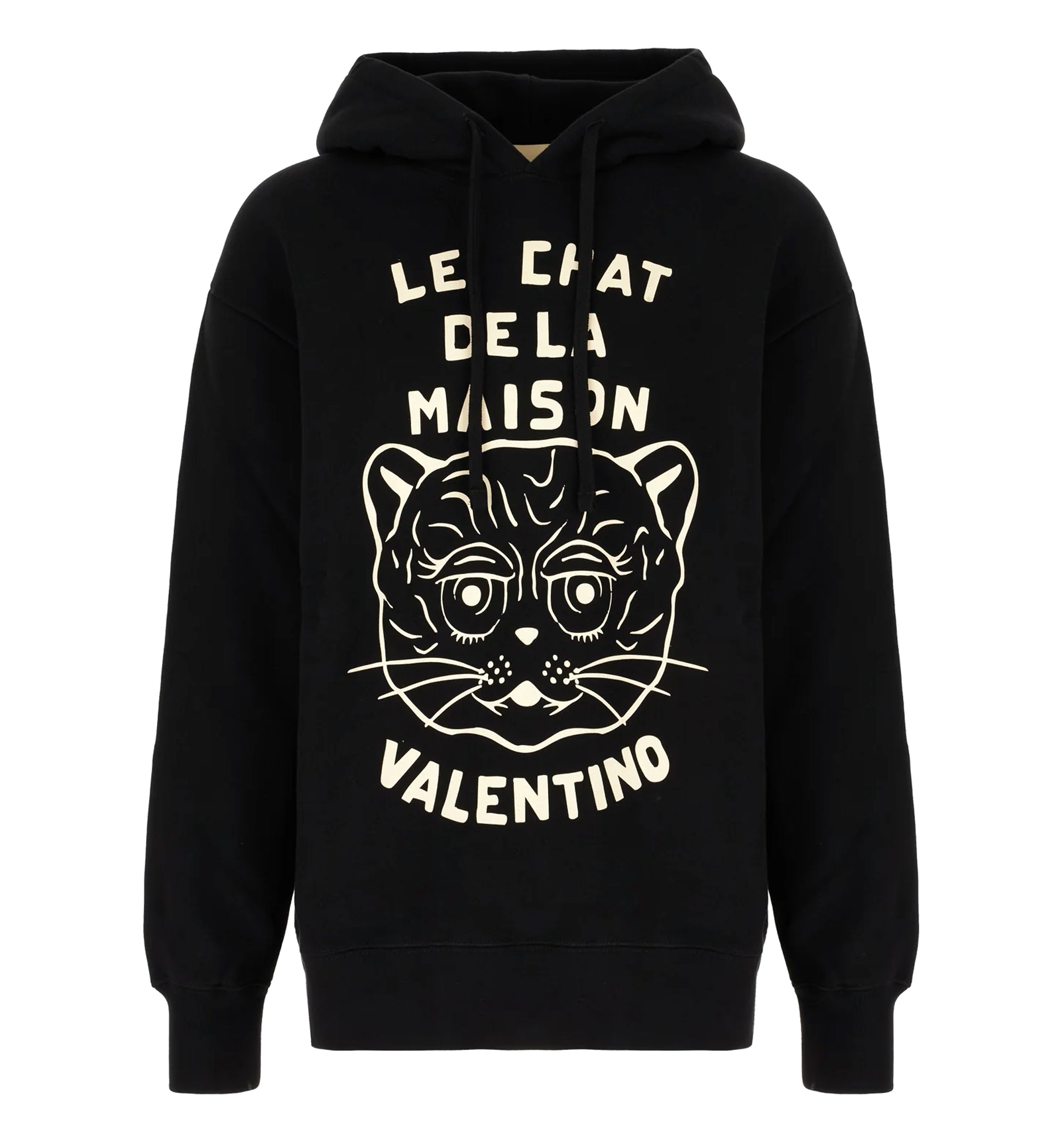 Cotton Sweatshirt With Le Chat De La Maison Patch