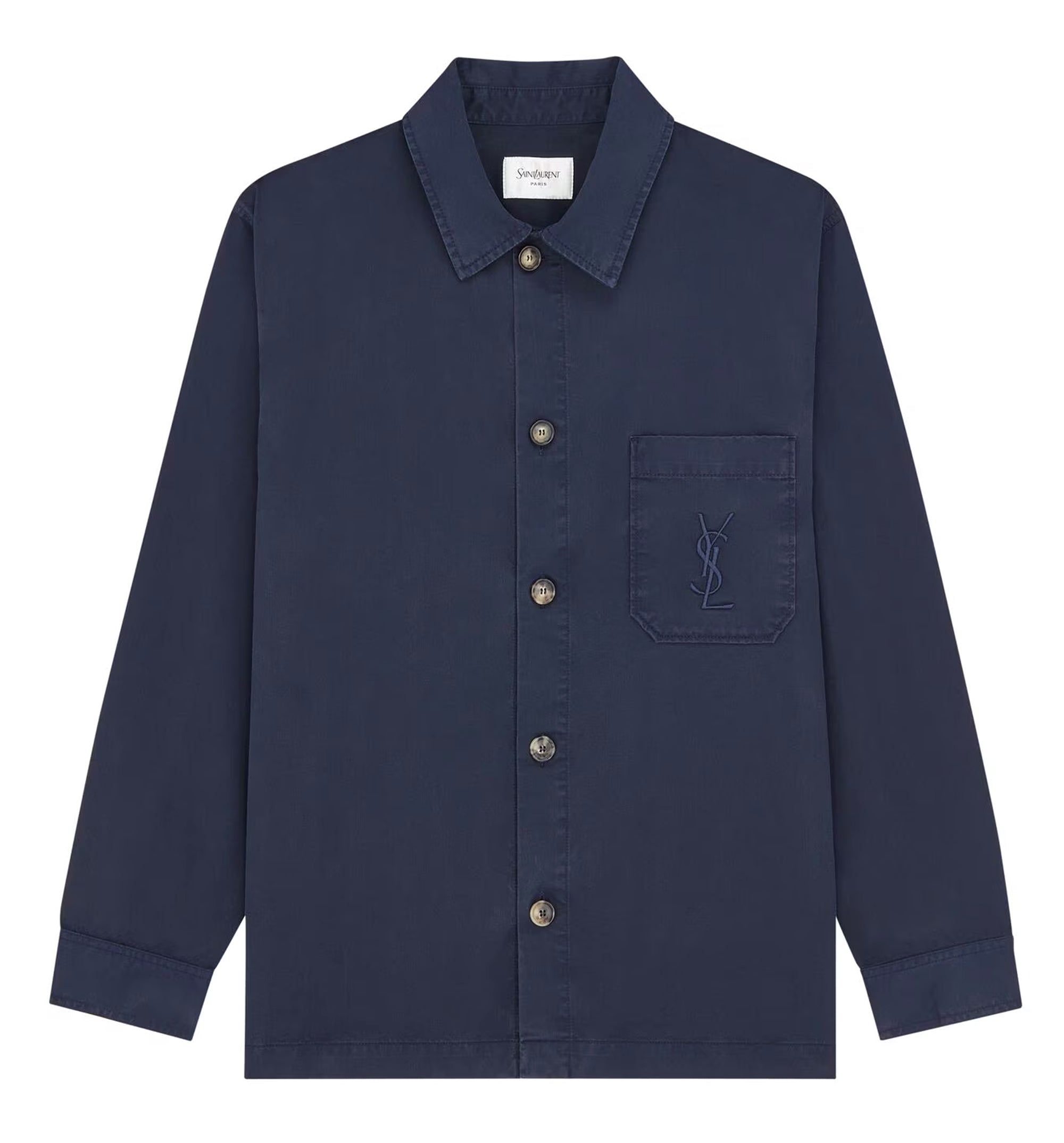 Cassandre Overshirt In Cotton Linen Gabardine