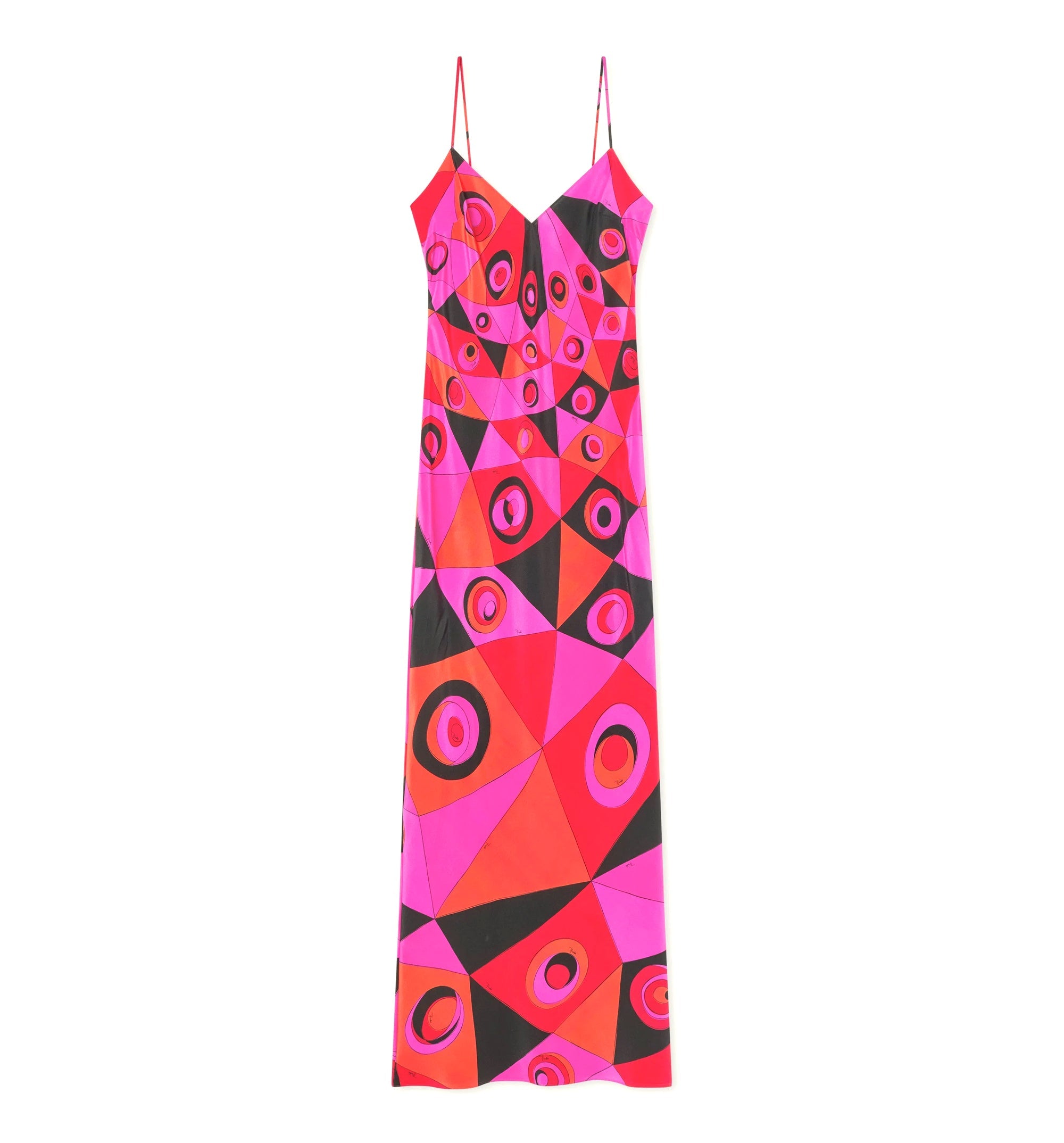 Occhi Print Silk Dress