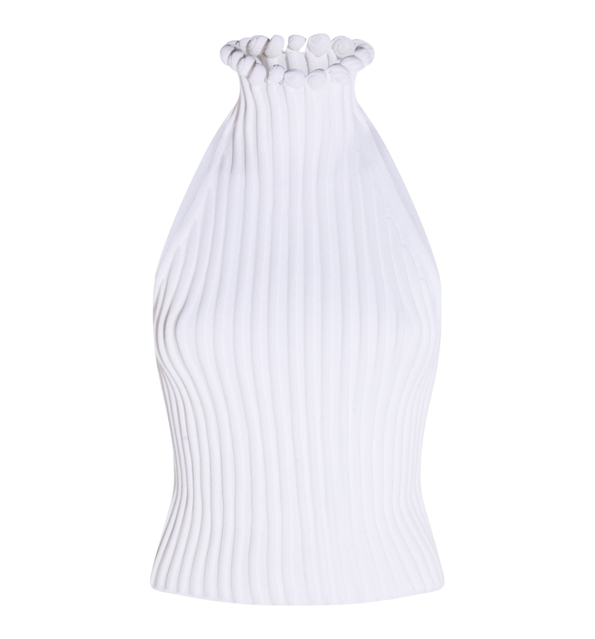 Ribbed Knit Halter Top