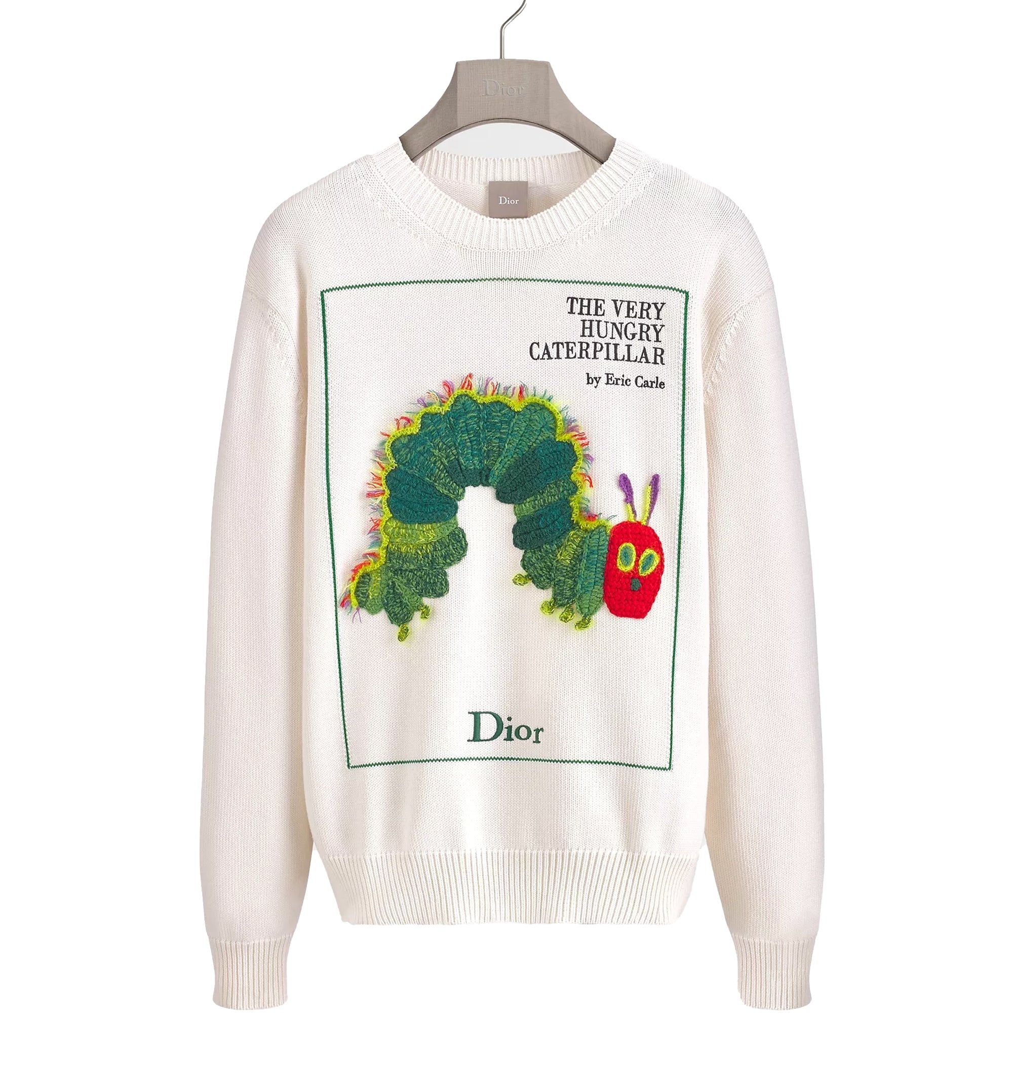 Sweater with Book Cover Embroidery