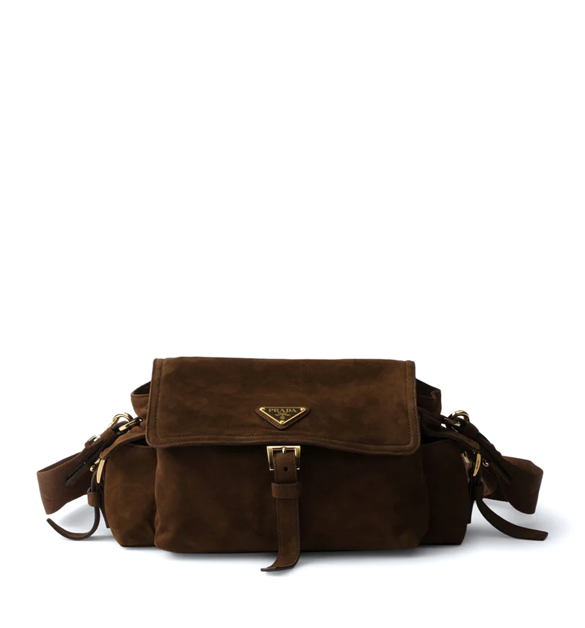 Explore Medium Suede Shoulder Bag