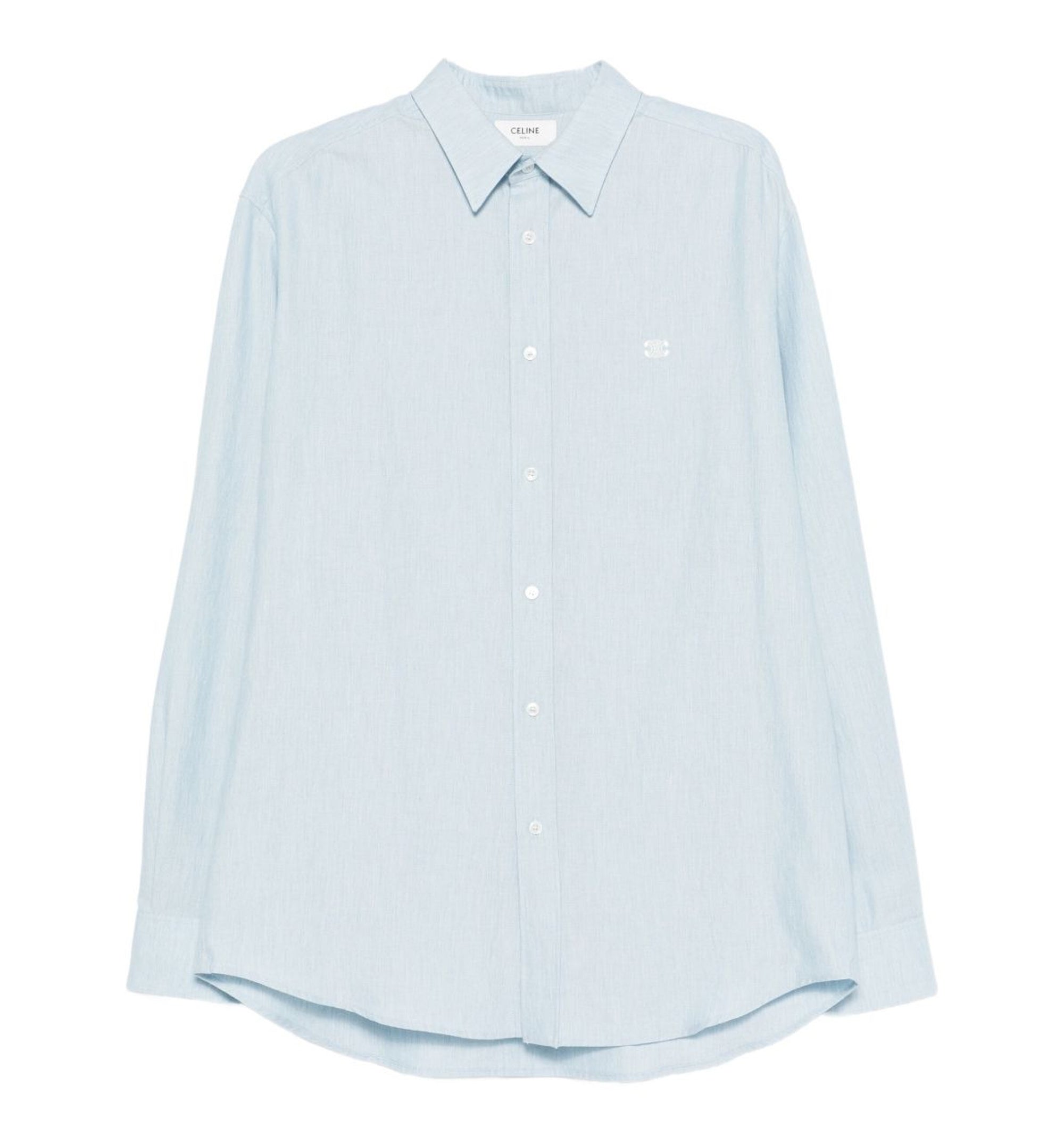 Relaxed Shirt In Chambray Cotton