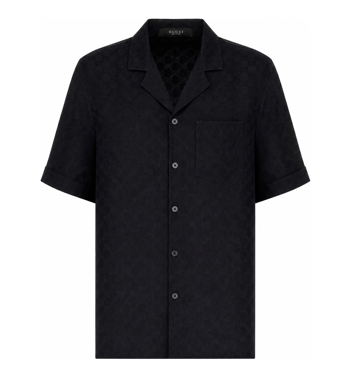 GG Silk Jacquard Bowling Shirt
